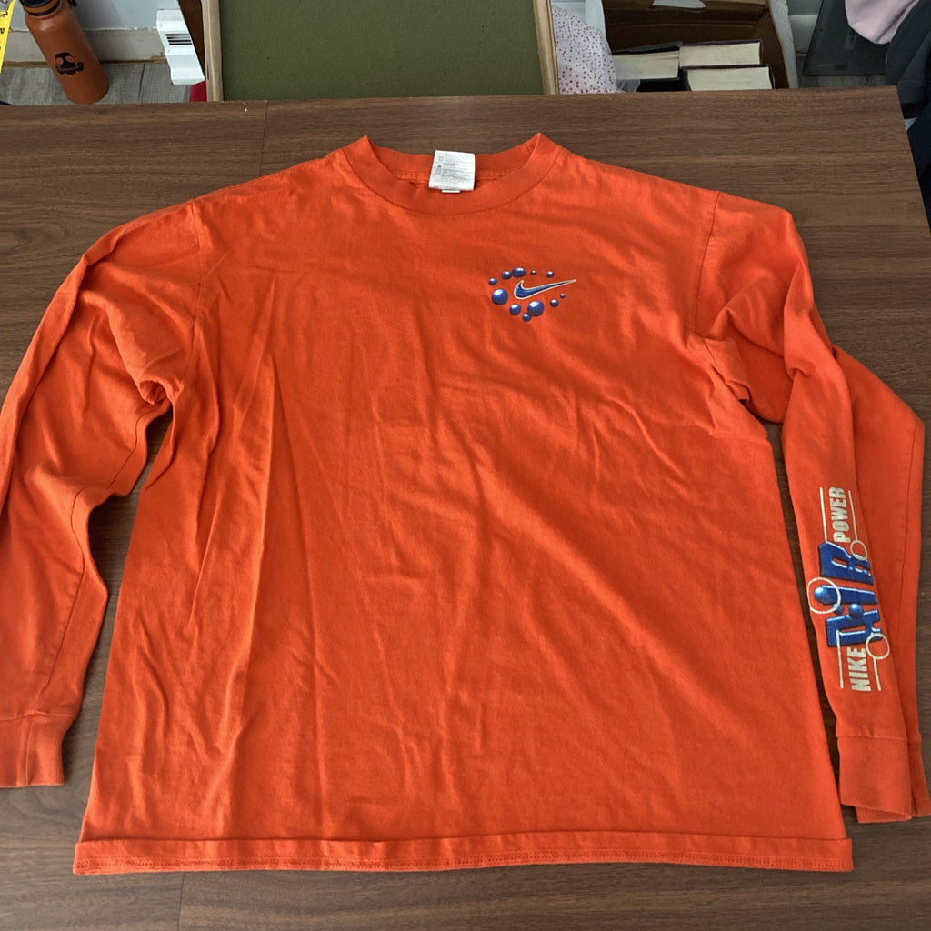 Nike Youth extra large 18–20 Nike air powered longsleeve shirt orange free ship