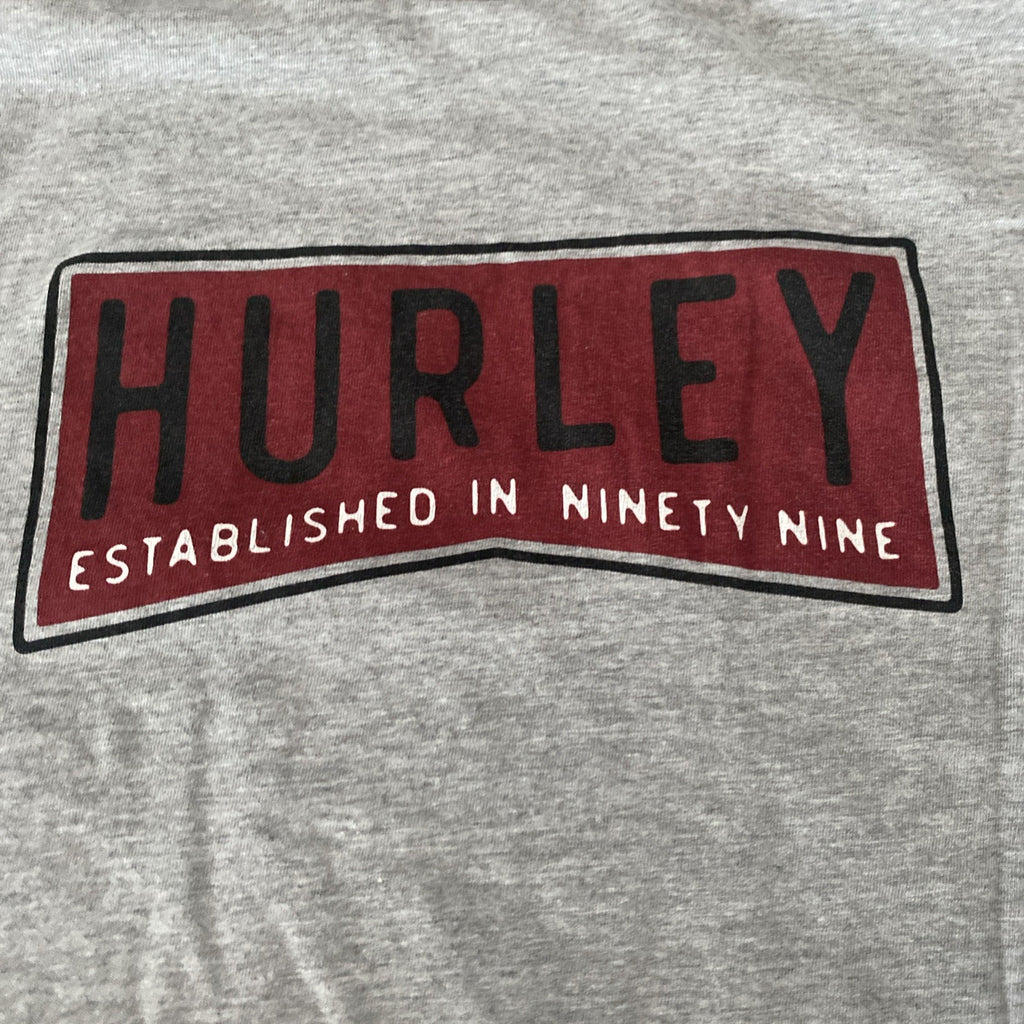 Hurley Men's Short Sleeve Classic Crew Neck Graphic T-Shirt L free shipping