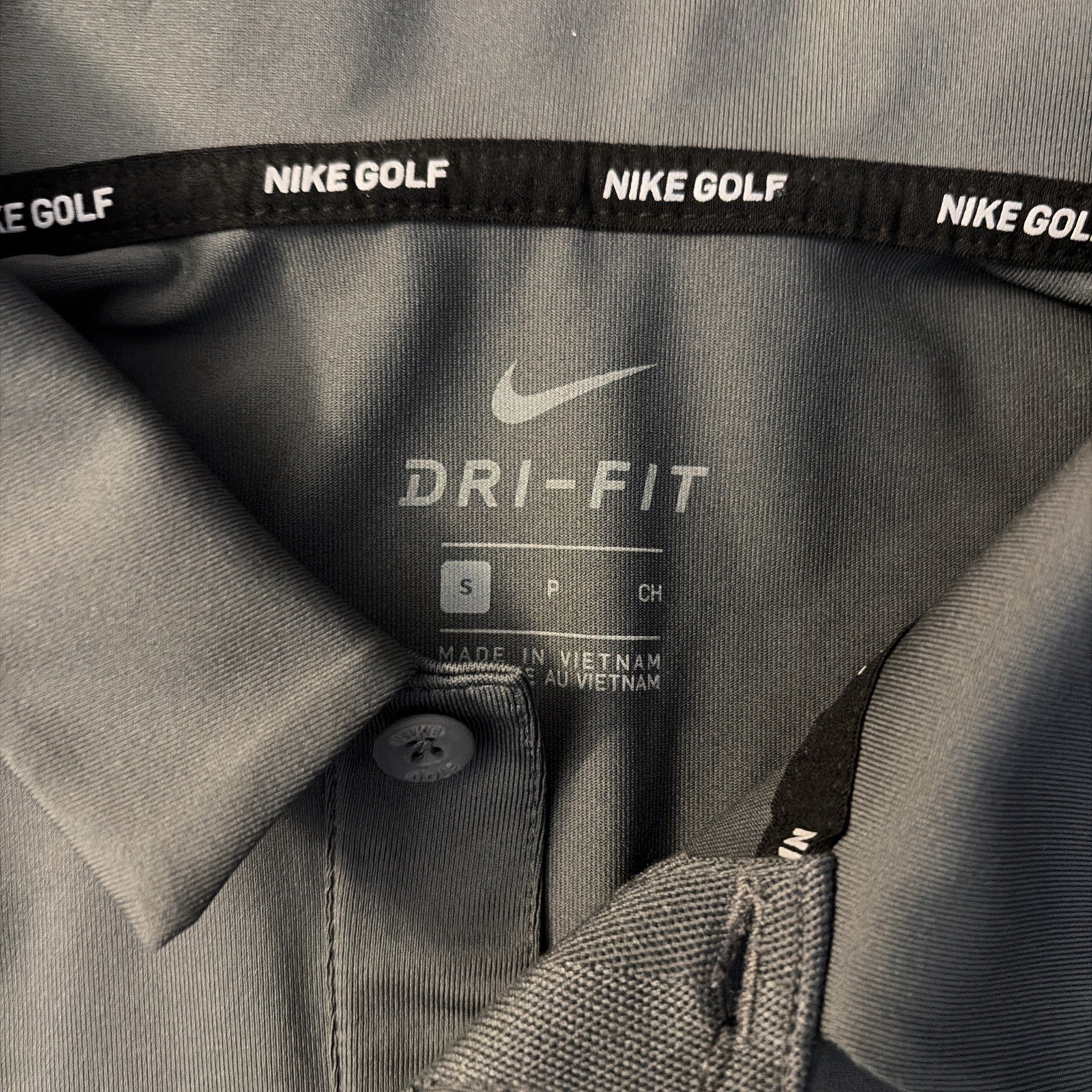 Nike Dry Fit Men’s Small Short Sleeve Polo Golf Shirt