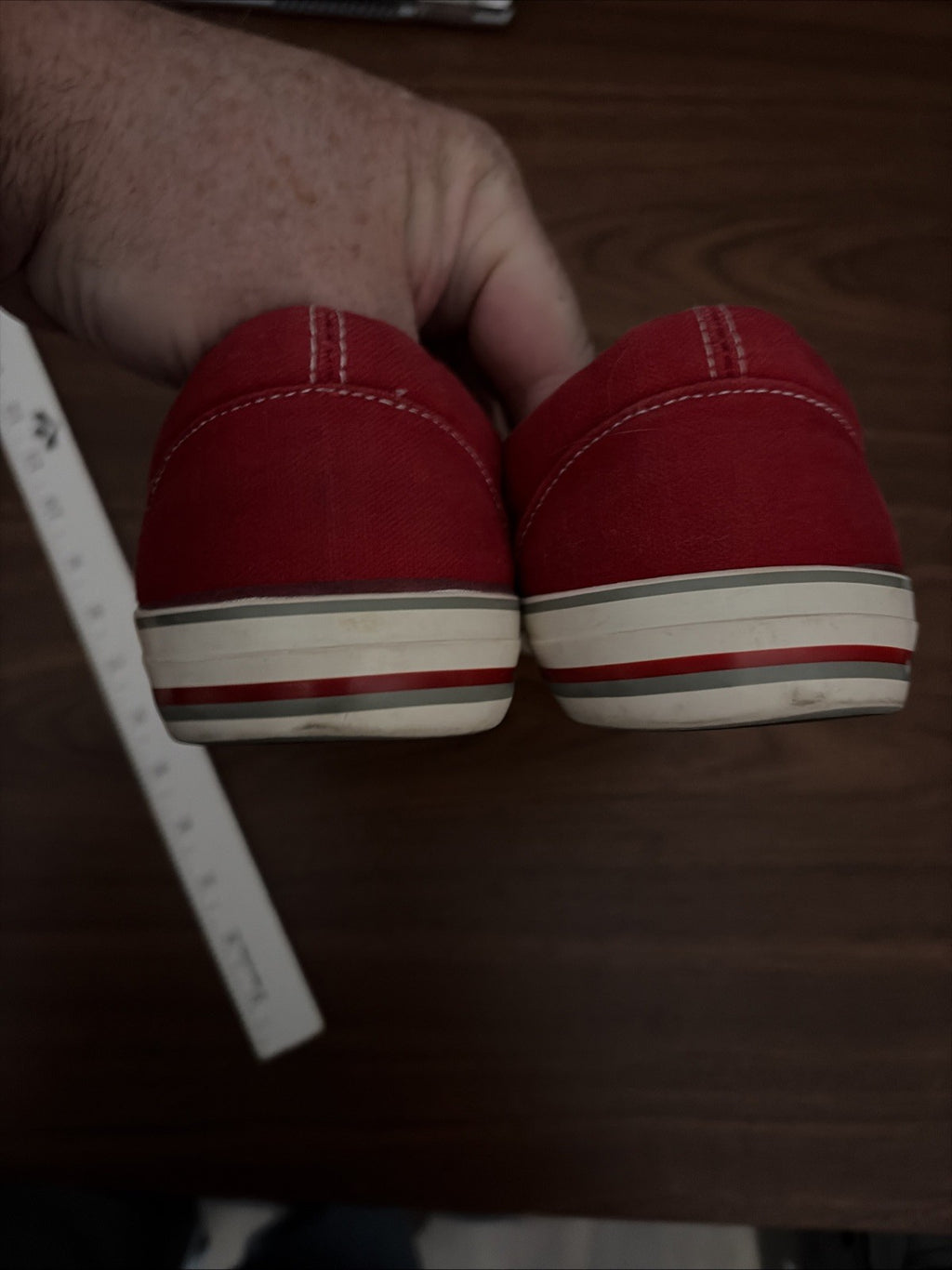 Ohio State Buckeyes Embroidered Canvas Slip On Shoes Men’s Size 10