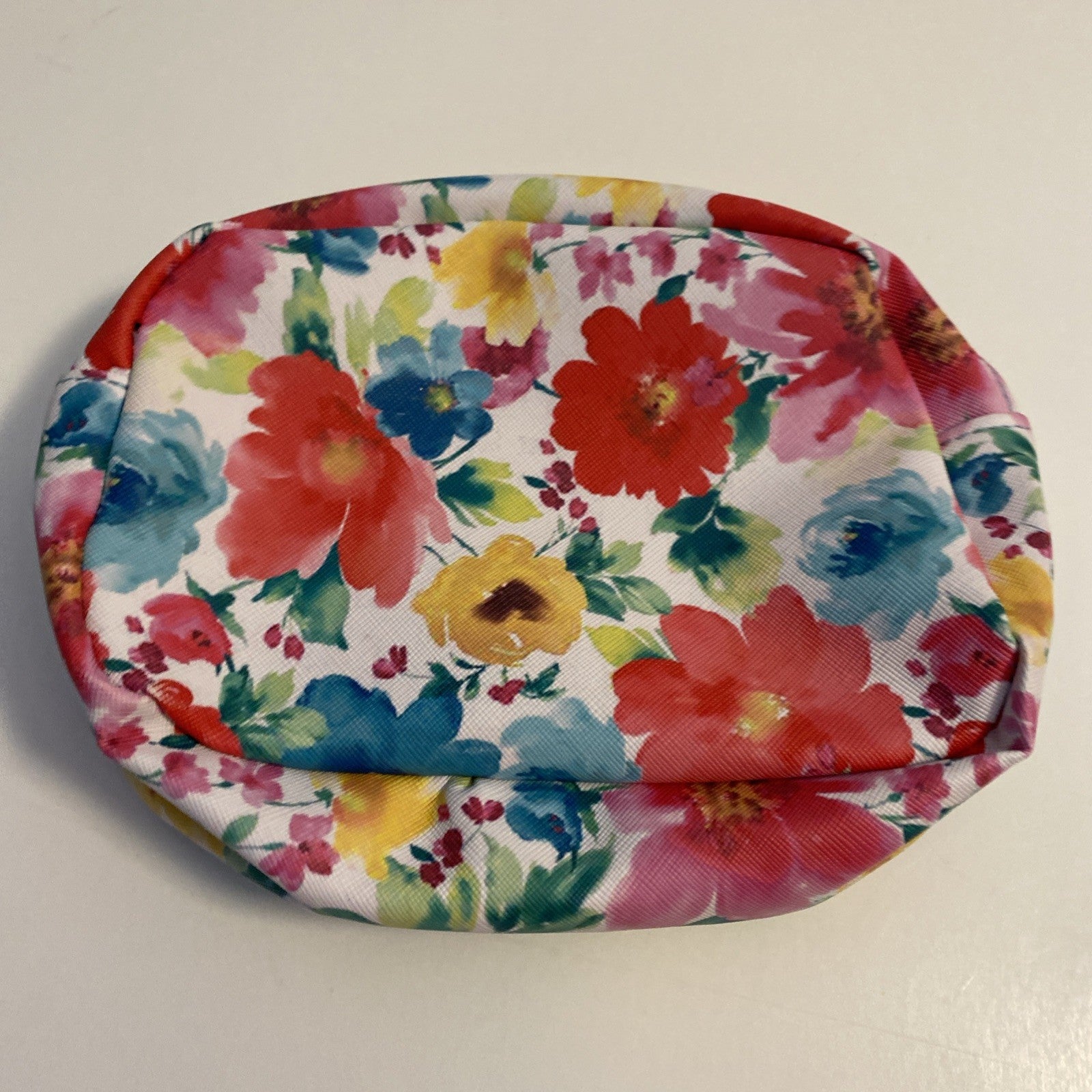 Pioneer Woman Cosmetic Bag Sweet Rose Pattern Makeup Case, Pouch