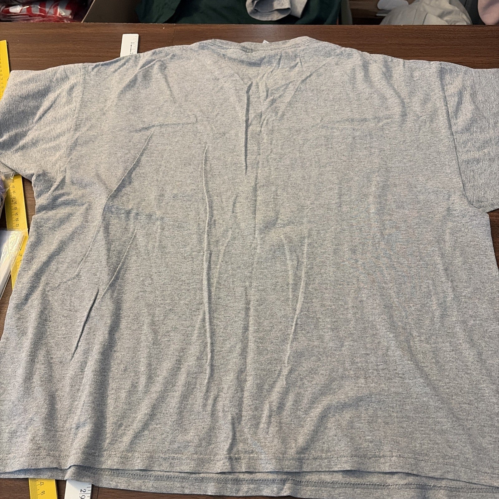 Men’s 2XL University Of Michigan Wolverine Short Sleeve Gray T-Shirt