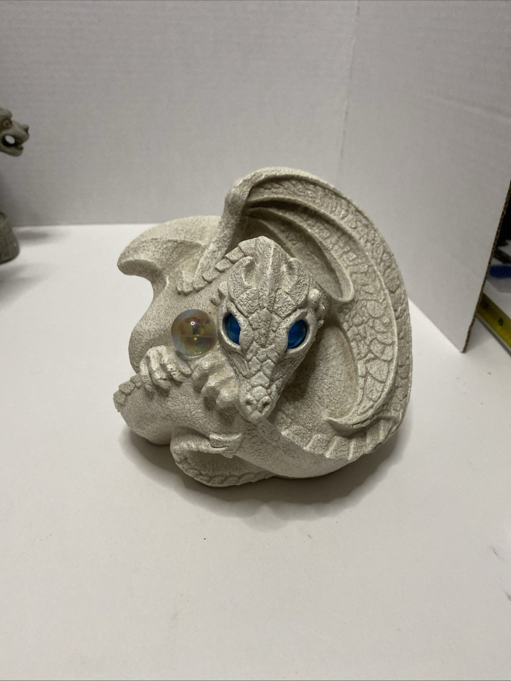 Windstone Editions Pena Dragon Candle Lamp 1999 White D&D Magic Castle