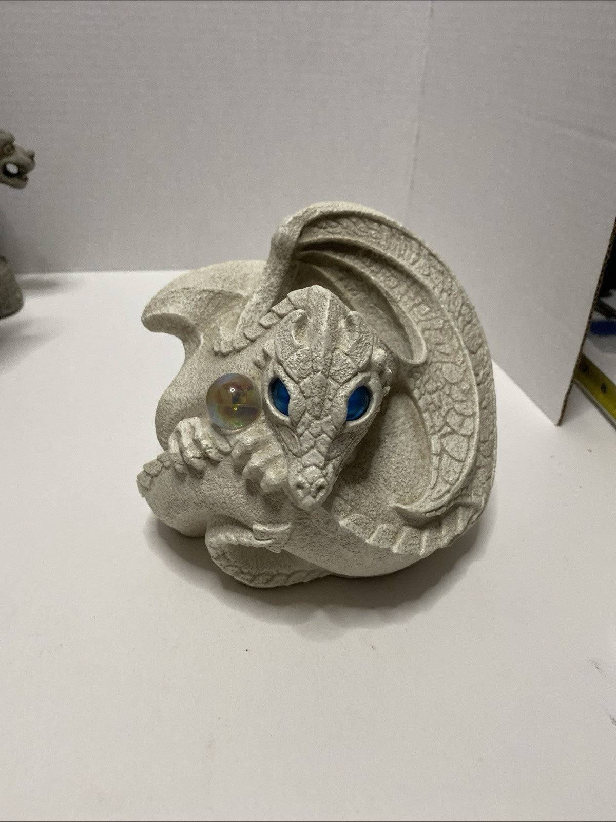 Windstone Editions Pena Dragon Candle Lamp 1999 White D&D Magic Castle