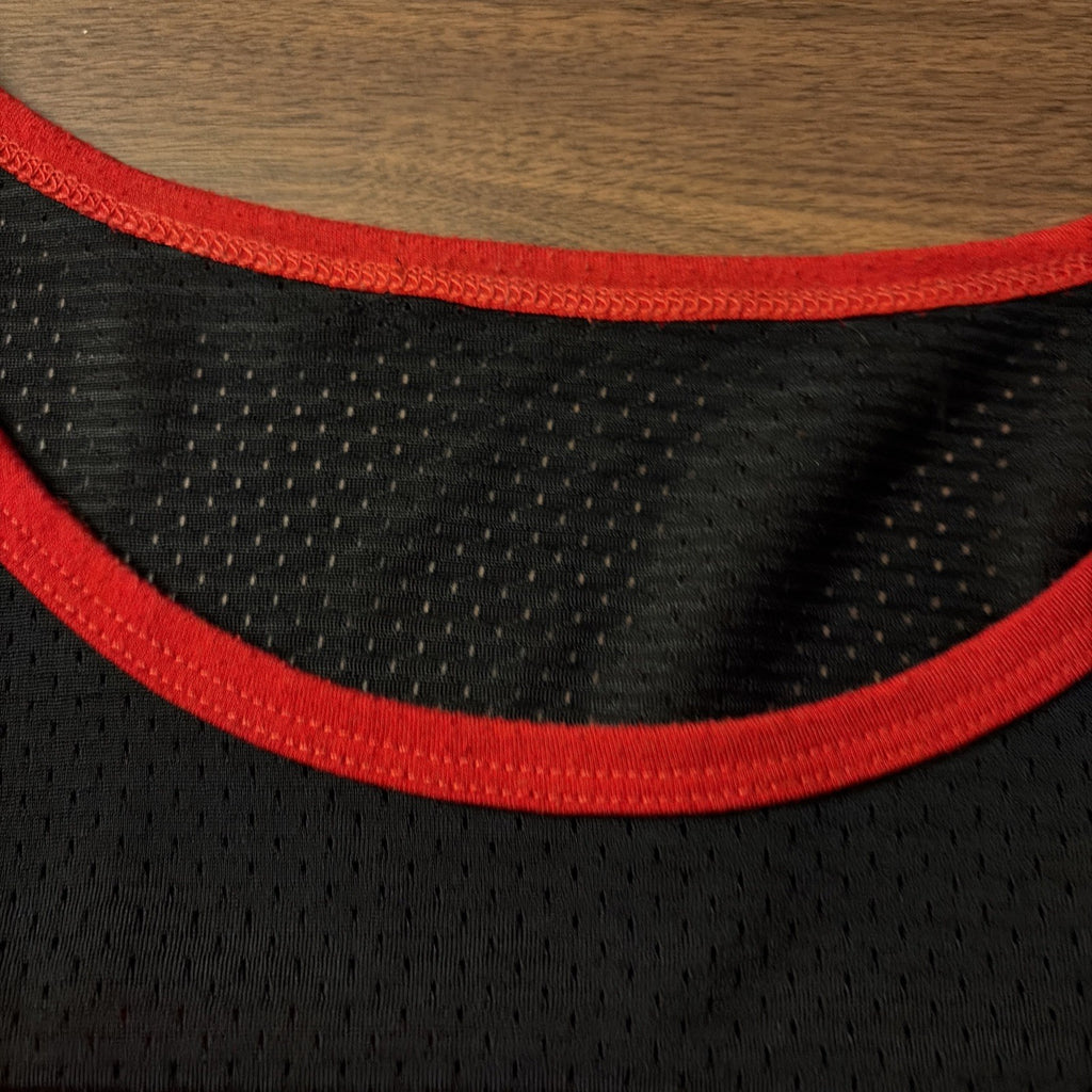 The Ohio State University Buckeyes Three-Quarter Sleeve Mesh Shoulder Shirt