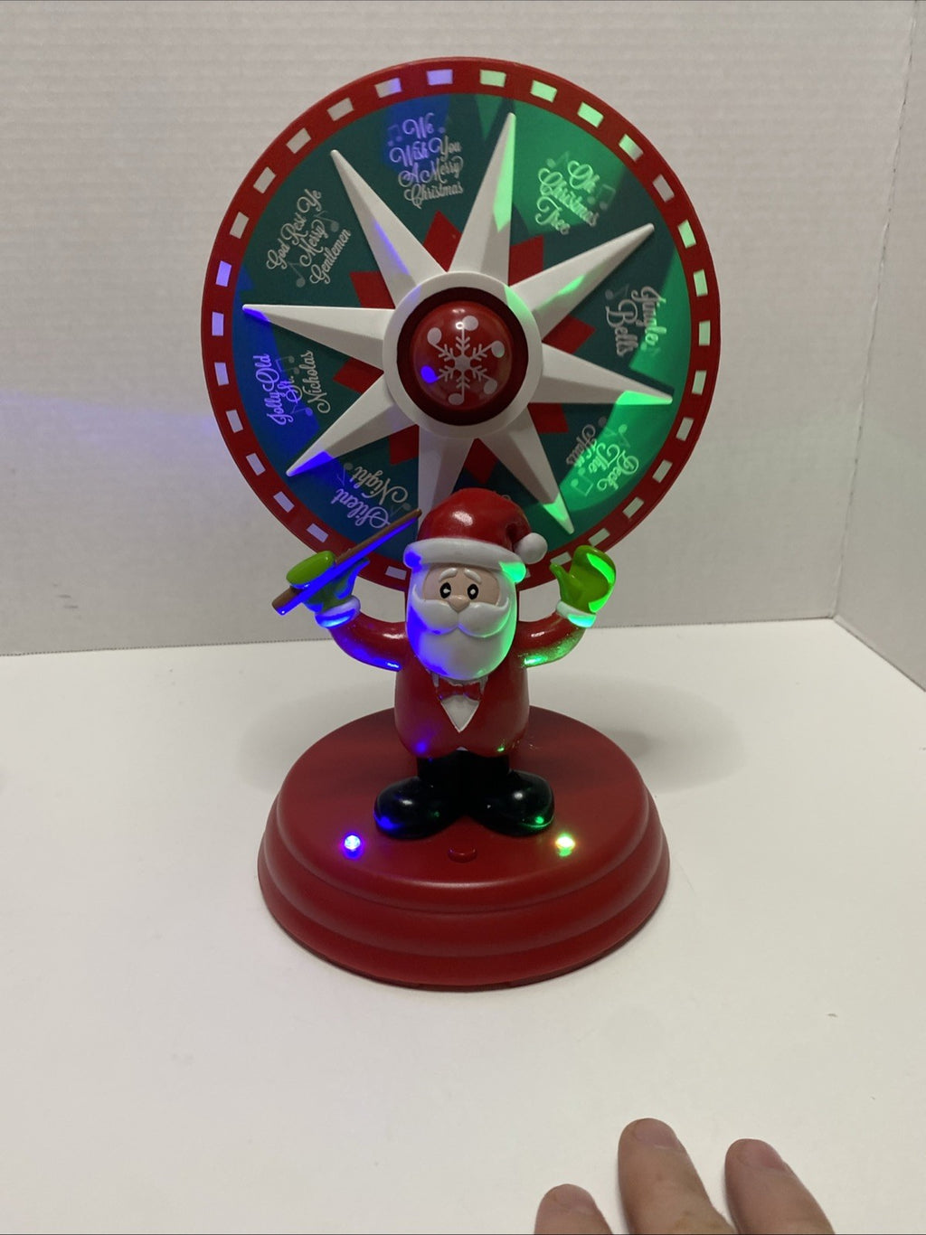 Gemmy Industries 2018 Menards LED Animated Christmas Wheel RARE