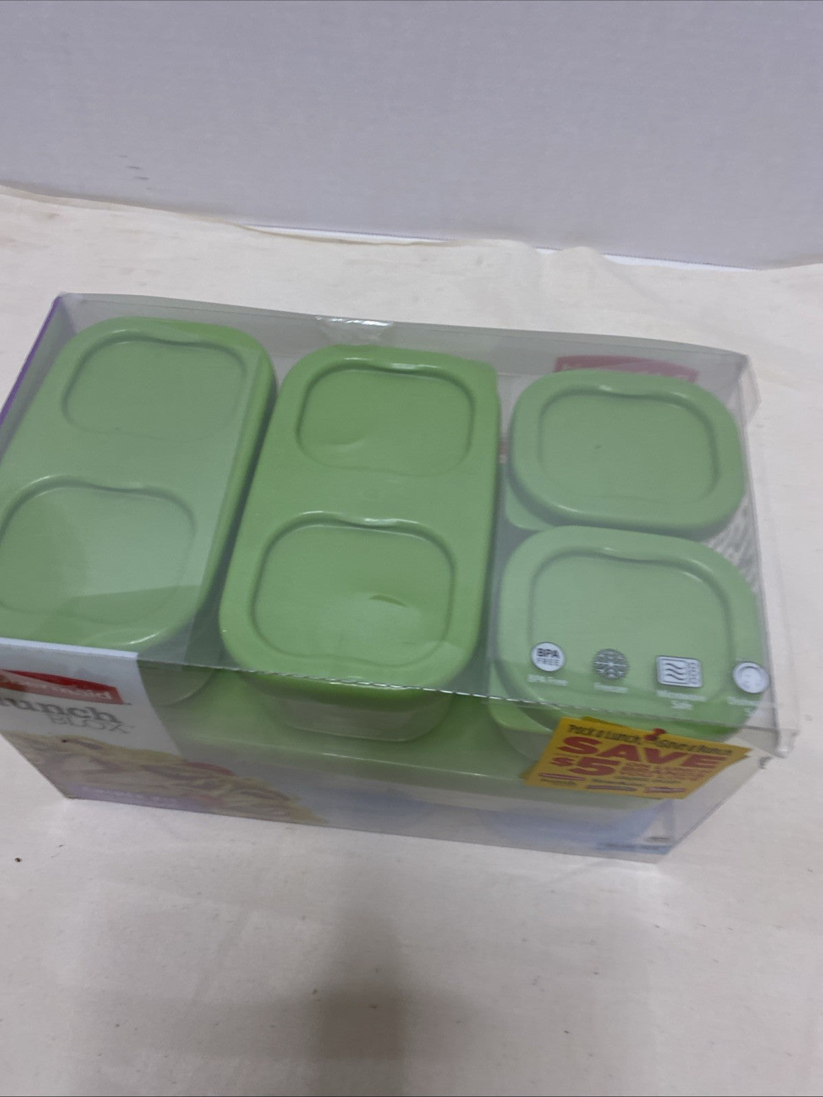 Rubbermaid Lunch BLOX Entree Kit w/Blue Ice Made in USA