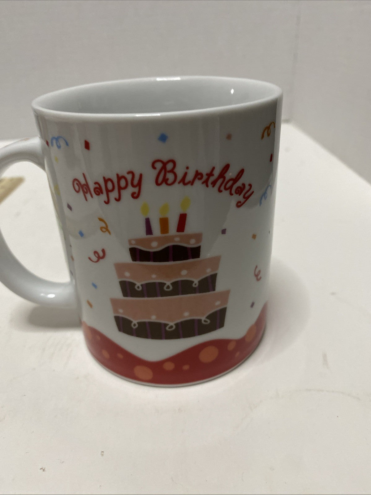 Vintage Ganz Ceramic Happy Birthday Coffee Mug
