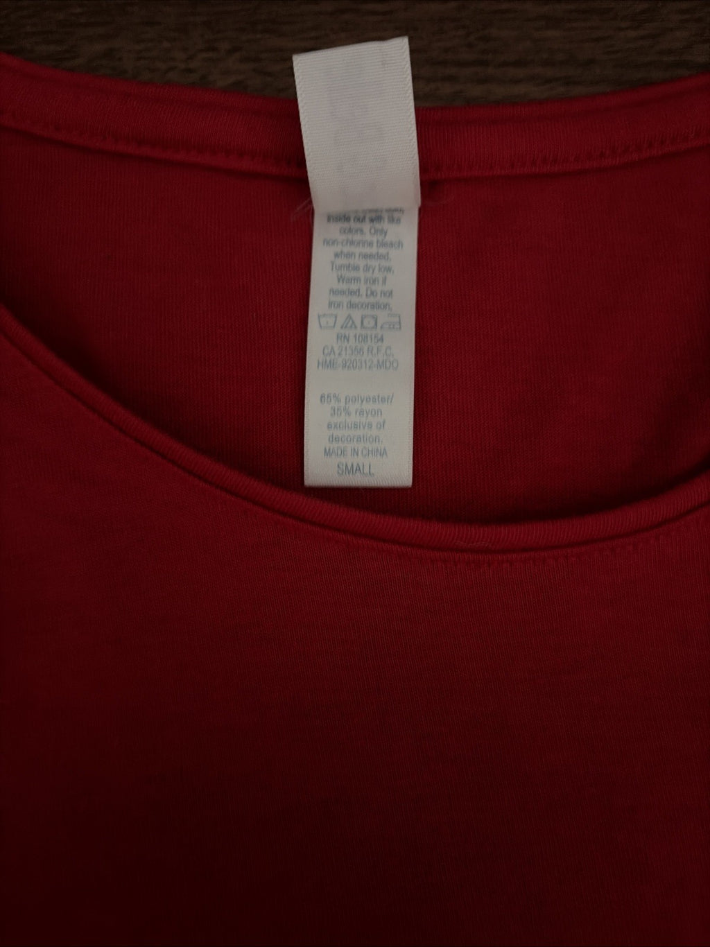Mac & Belle Christmas Blouse Top T-Shirt Santa Sparkle Y2K Granny Red Size Small