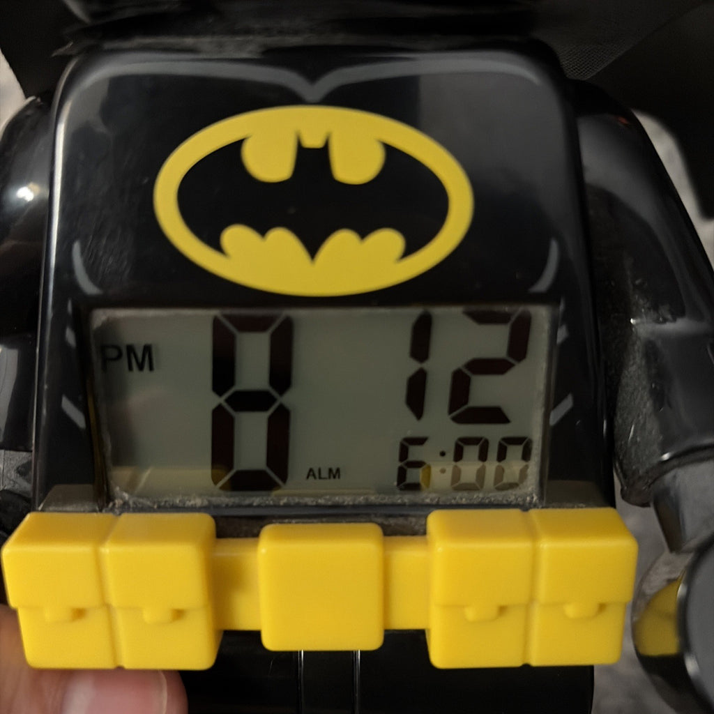 LEGO Batman 10" Alarm Clock DC Comics Super Heroes Digital Light Up Display