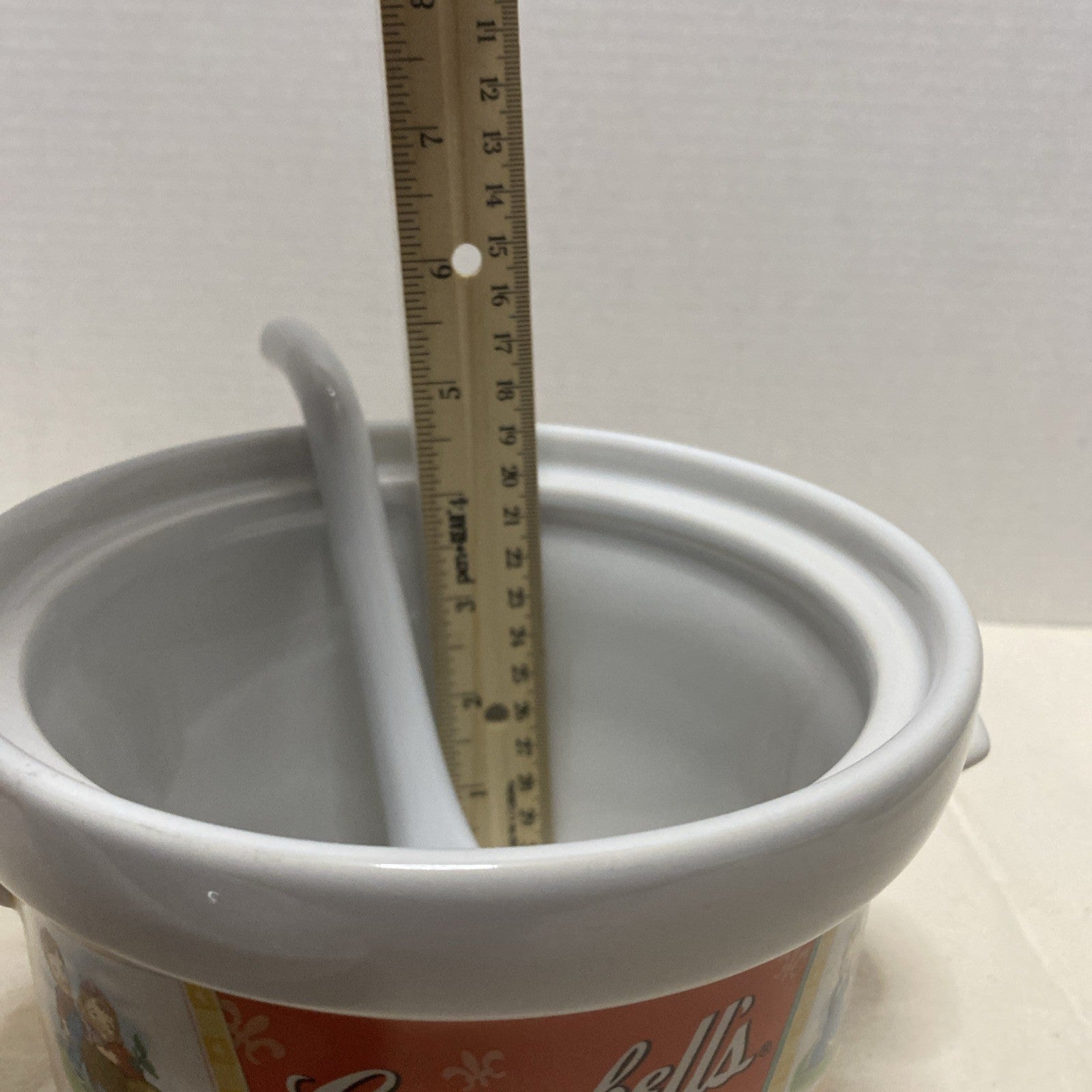 Campbell’s Soup Kids Handle Serving Tureen Crock Soup Bowl With Cover