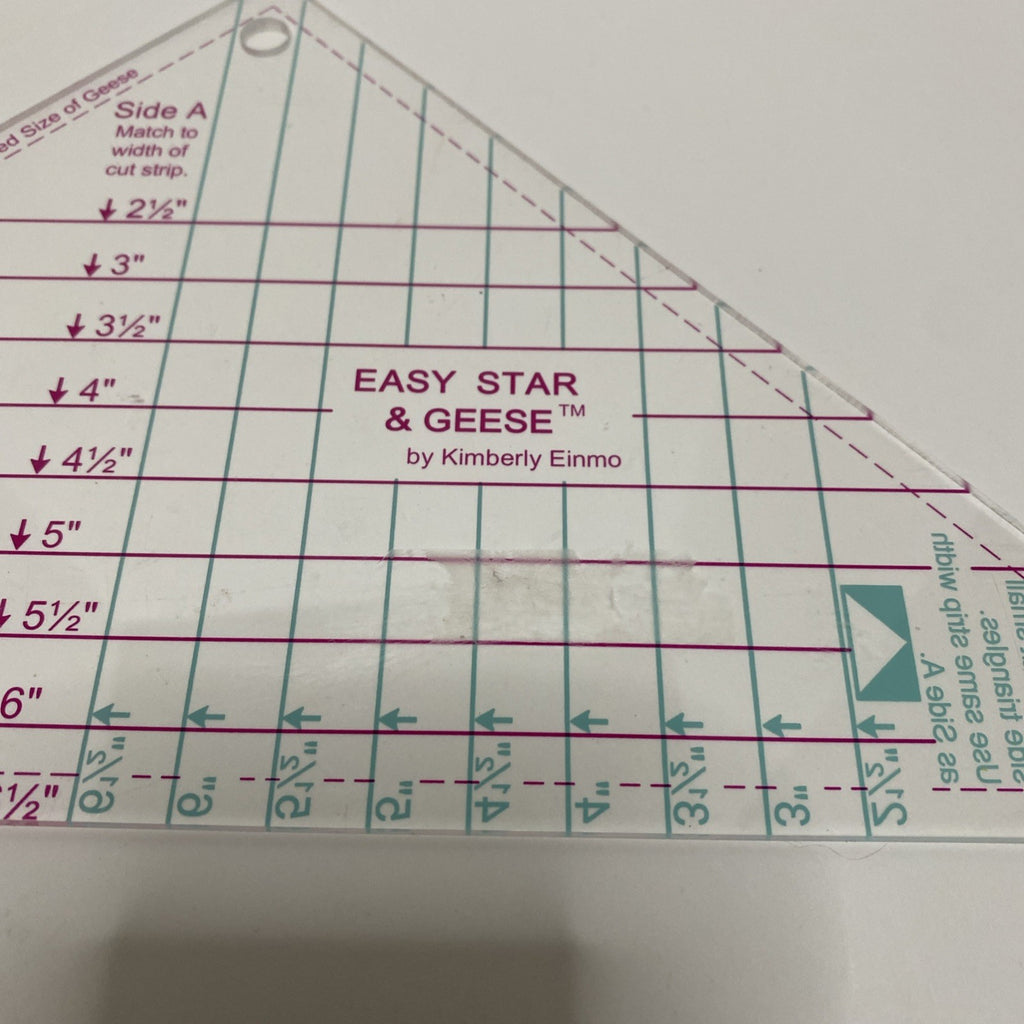 EZ Quilting Easy Star & Geese Ruler-9-1/4"X13" - 8823748