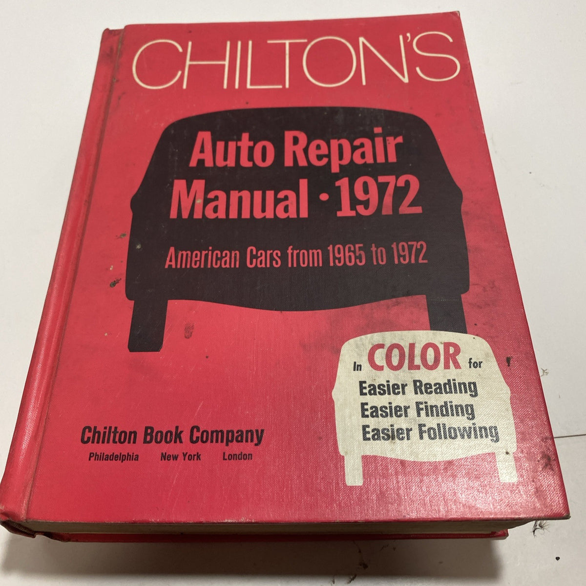 Chilton's Auto Repair Manual 1972 - American Cars 1965-1972 Color Edition