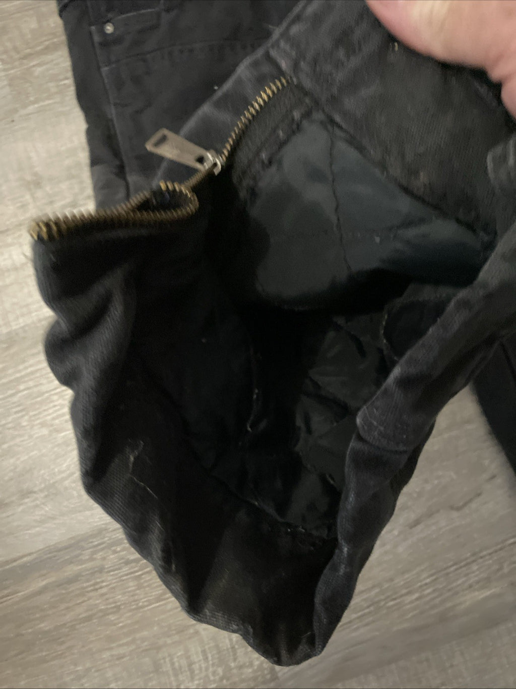 Carhartt (12-14) Short Bib Overalls Black