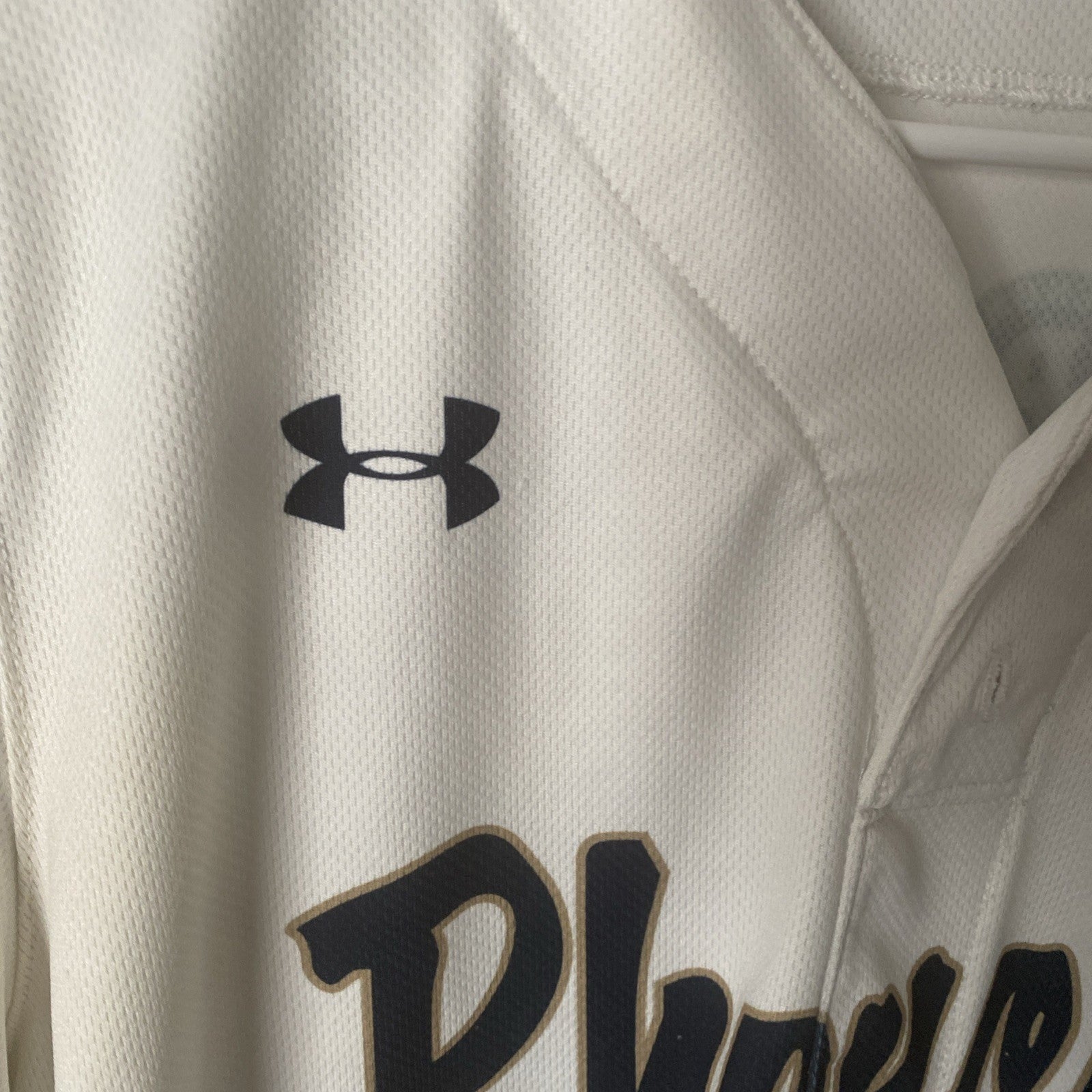 Under Armour Phenomenon Baseball Jersey With Ohio Flag On Sleeve