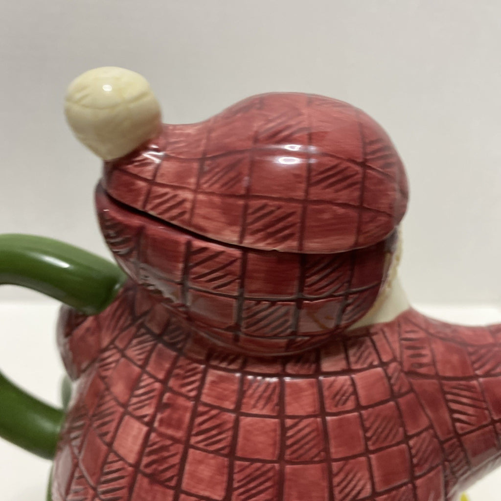 Susan Winget Certified International Company Stacking  Santa Teapot and Mug/ Cup