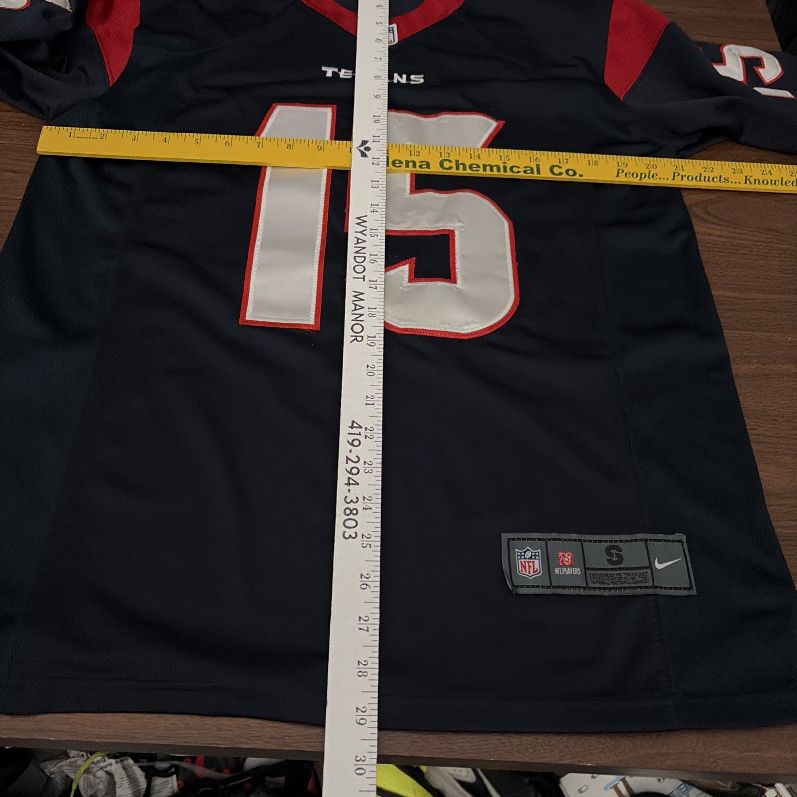 nfl houston texans Nike On Field jersey #15 Fuller V size small