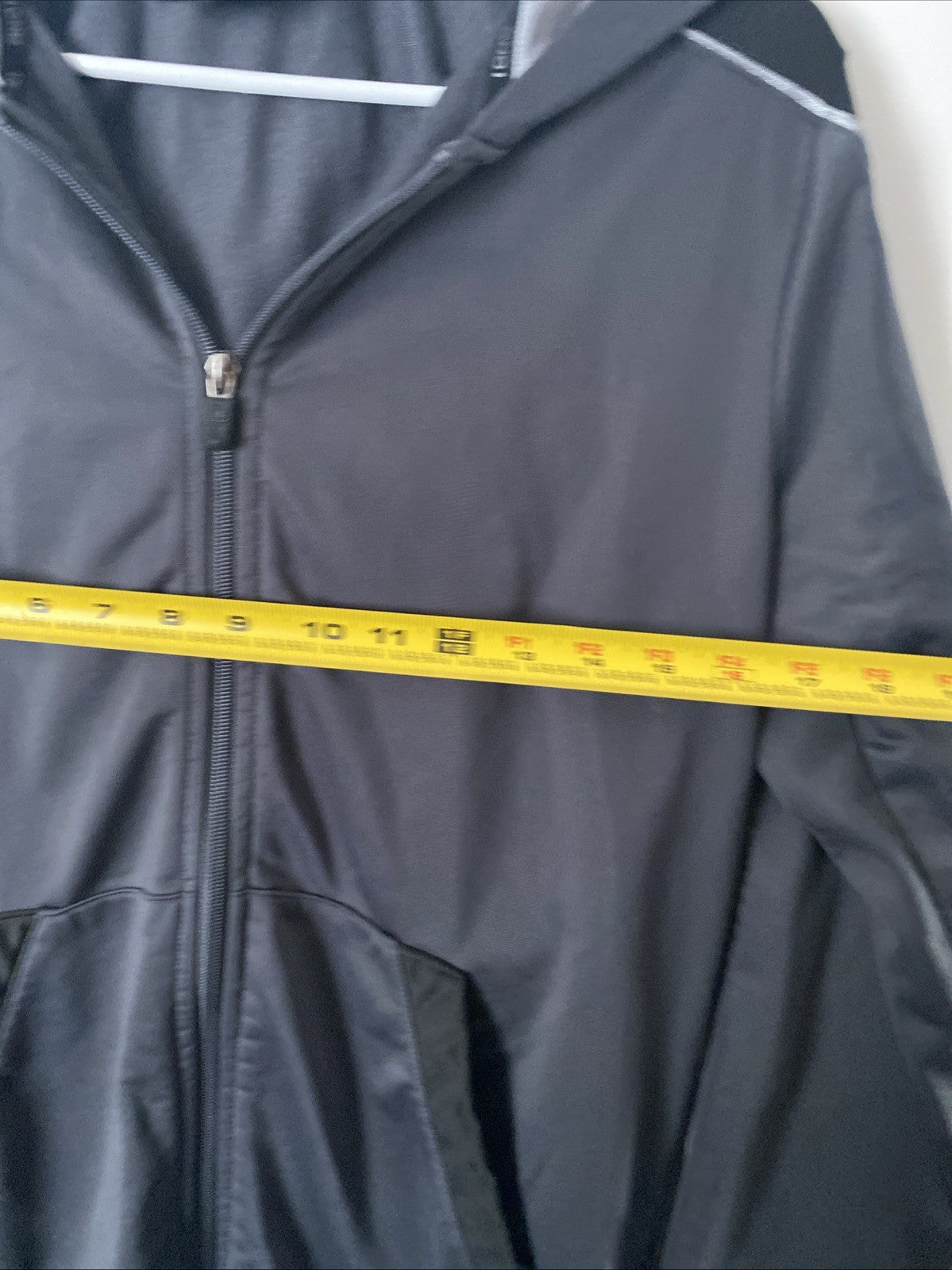 And1 zip up hoodie sweatshirt long sleeve black size medium