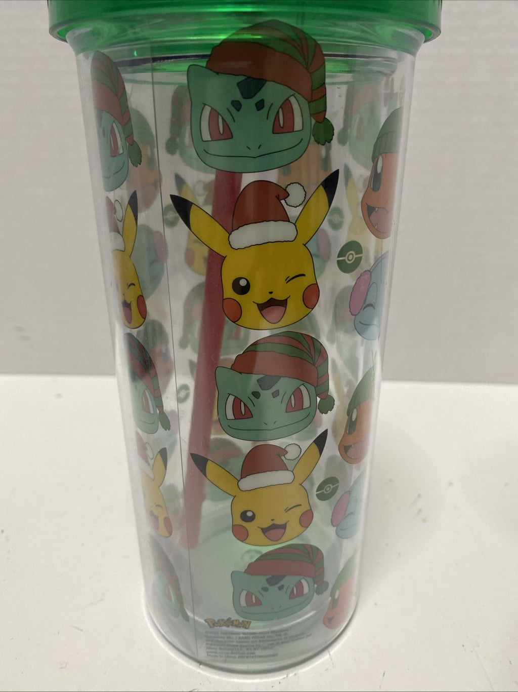 NEW Sleigh Bell Bistro Pokemon 20oz Christmas Tumbler 
