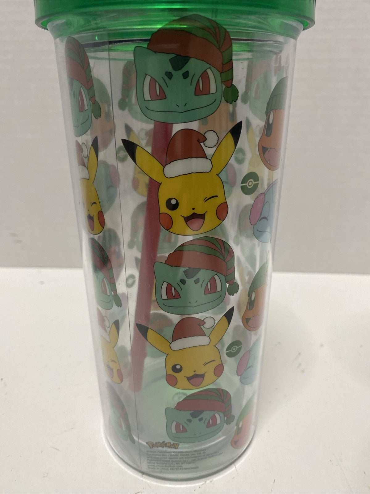 NEW Sleigh Bell Bistro Pokemon 20oz Christmas Tumbler 
