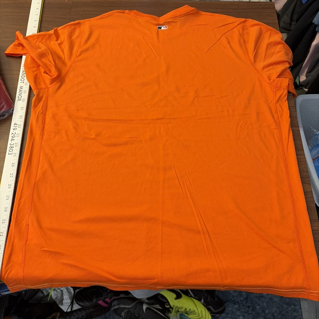 MLB Detroit Tigers T Shirt Adult XL Orange Nike Dri-Fit MLB Baseball Majors
