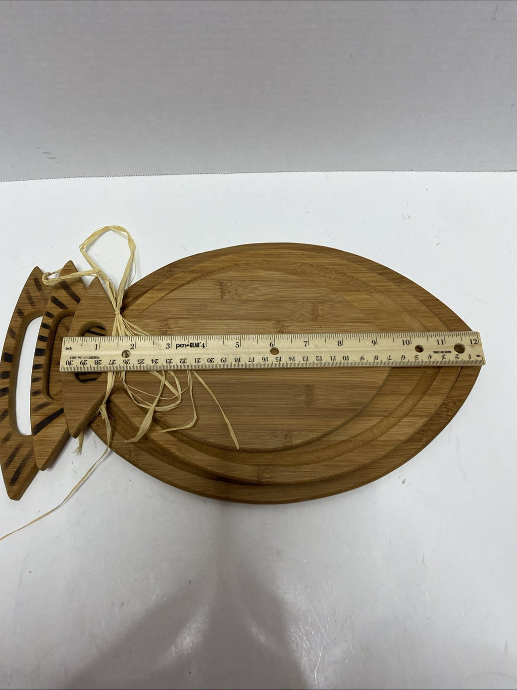 Fish Shaped Bamboo Serving Tray Platter Charcuterie/cutting Board - 3 Sizes