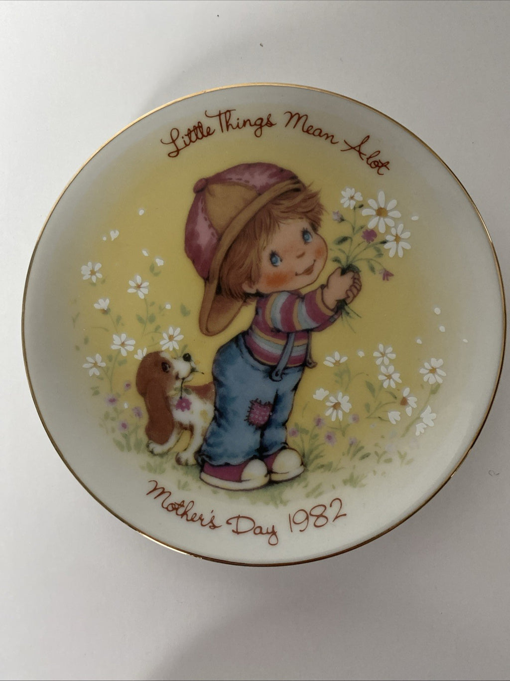 1981-84 Avon Mothers Day Collector Plates 5” Vintage