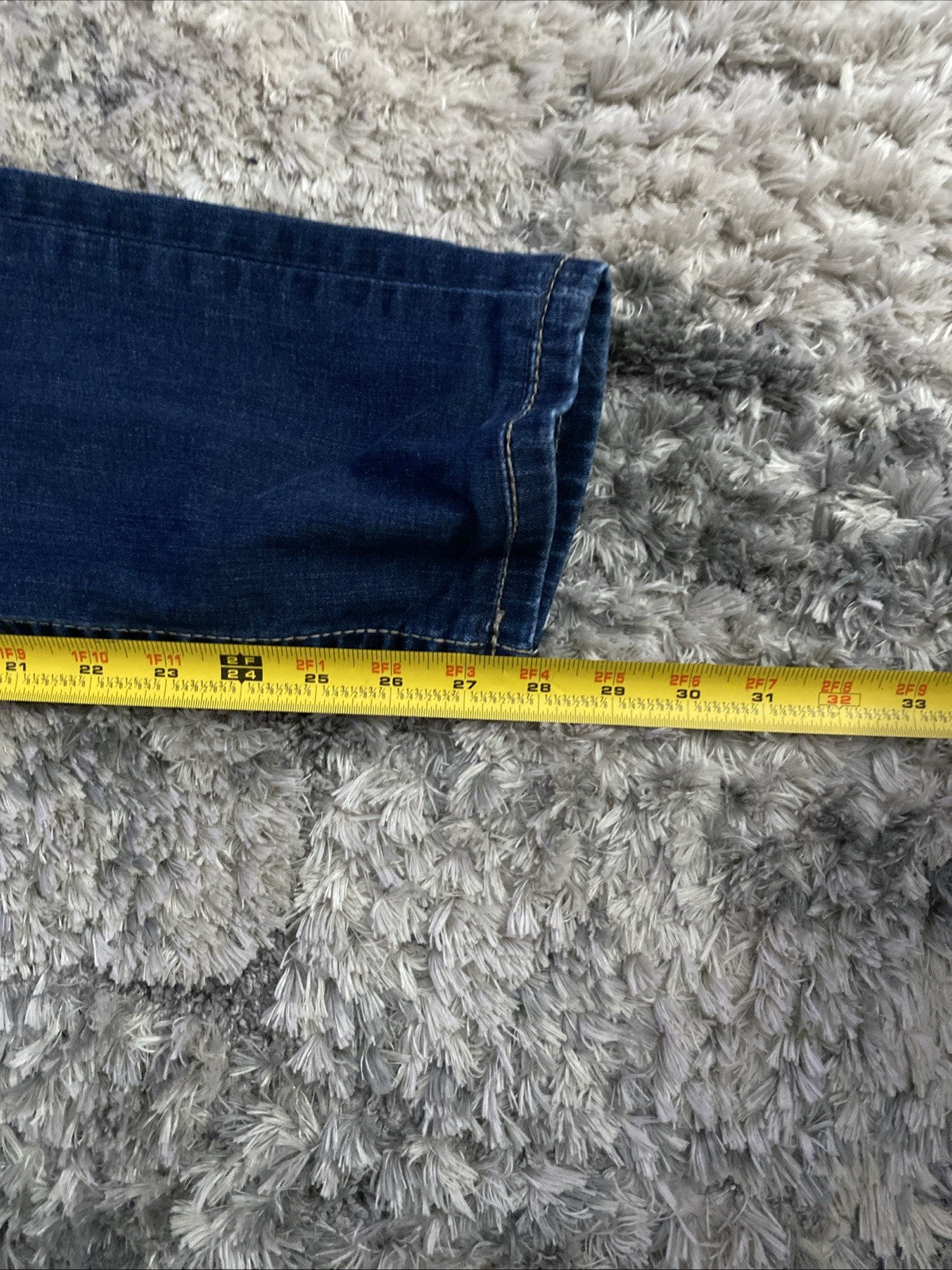 BKE Denim Women's Size 26L Long Peyton Bootcut Jeans Dark Wash 33.5 Inseam