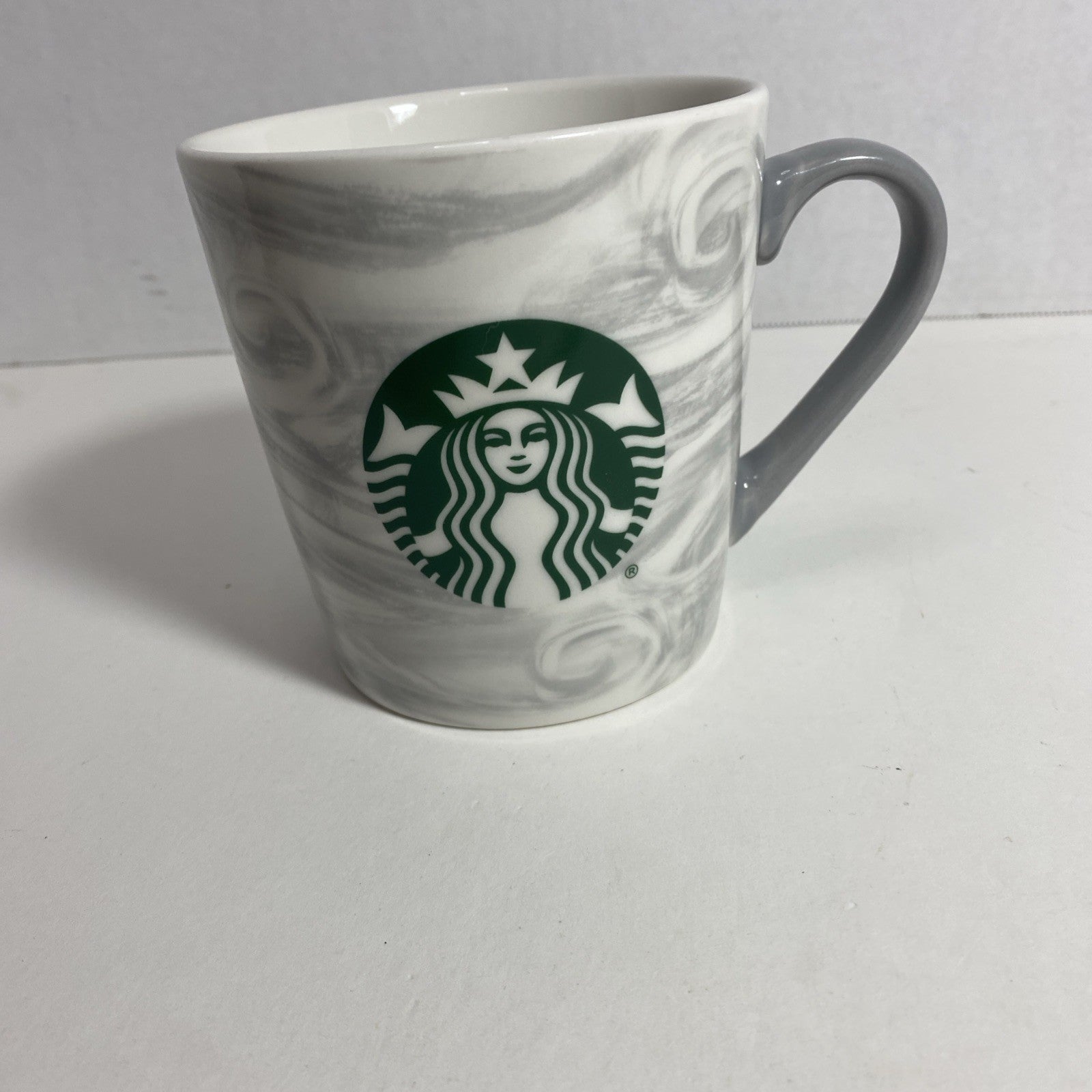 Starbucks 2020 Coffee Tea Hot Chocolate Cup/Mug Gray Swirl Marble 18 oz F