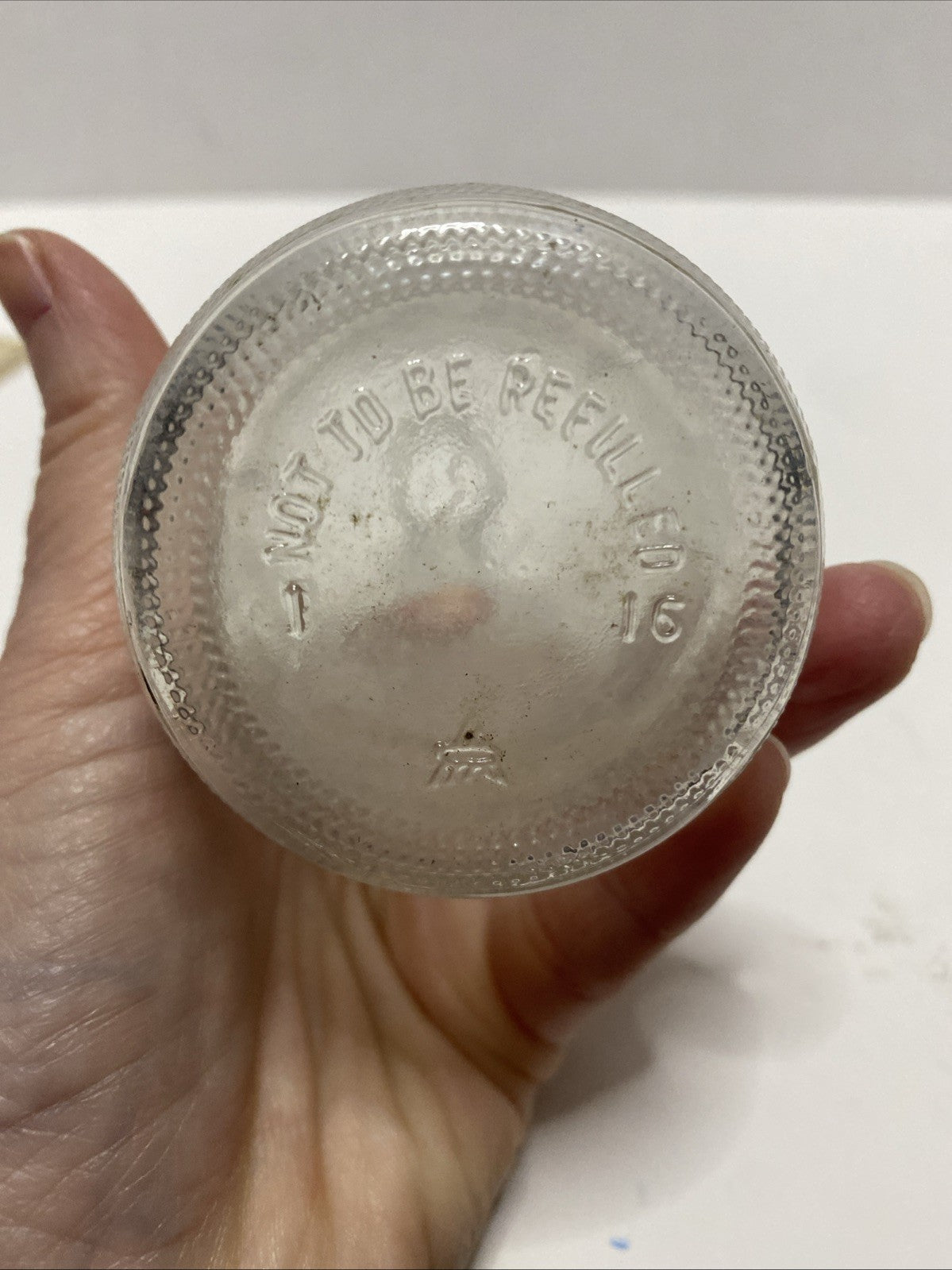 Vintage Diet Pepsi Soda Beverage 10 oz bottle 67' Clear Glass 