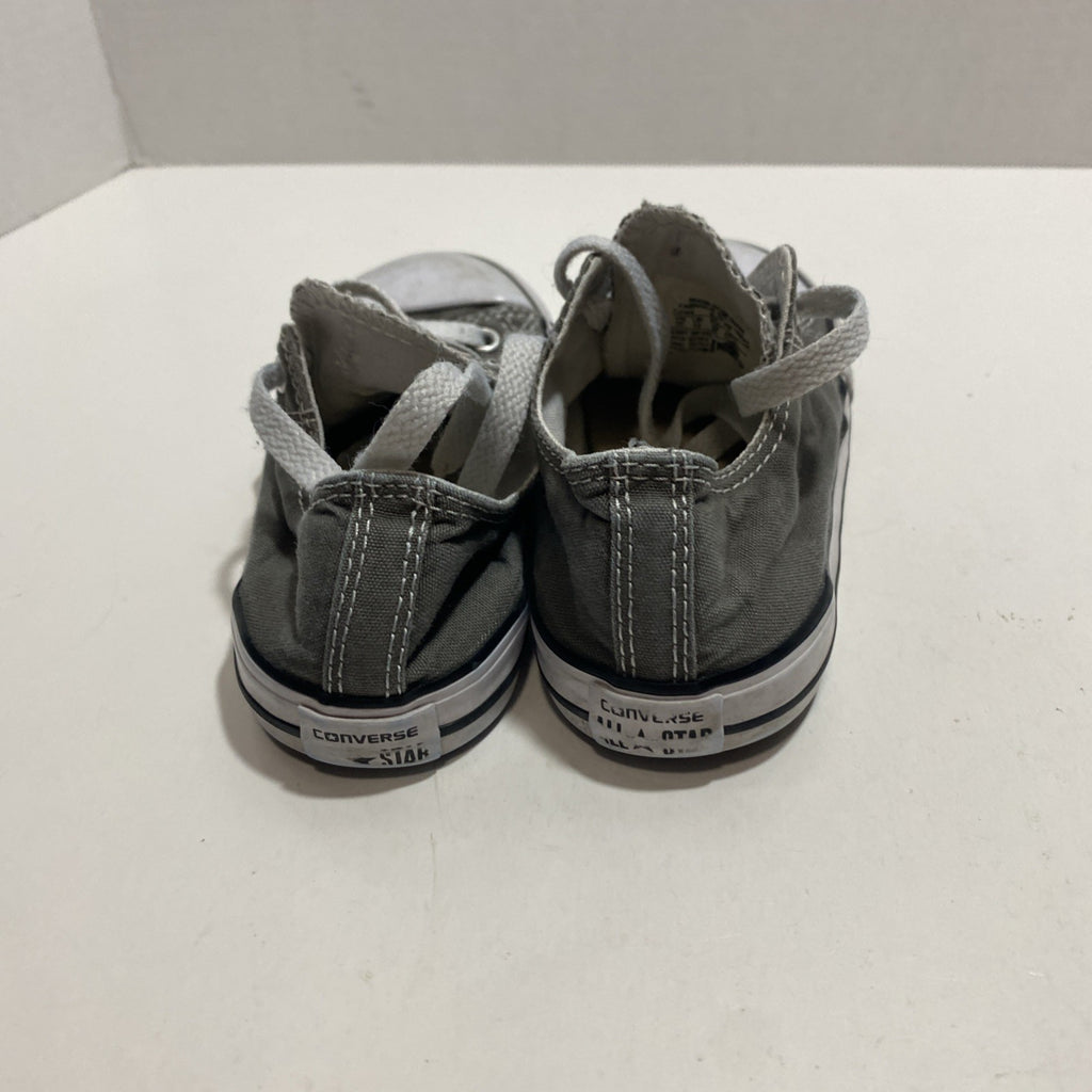 Converse Chuck Taylor All Star Kids Gray Low Top Shoes Size 10