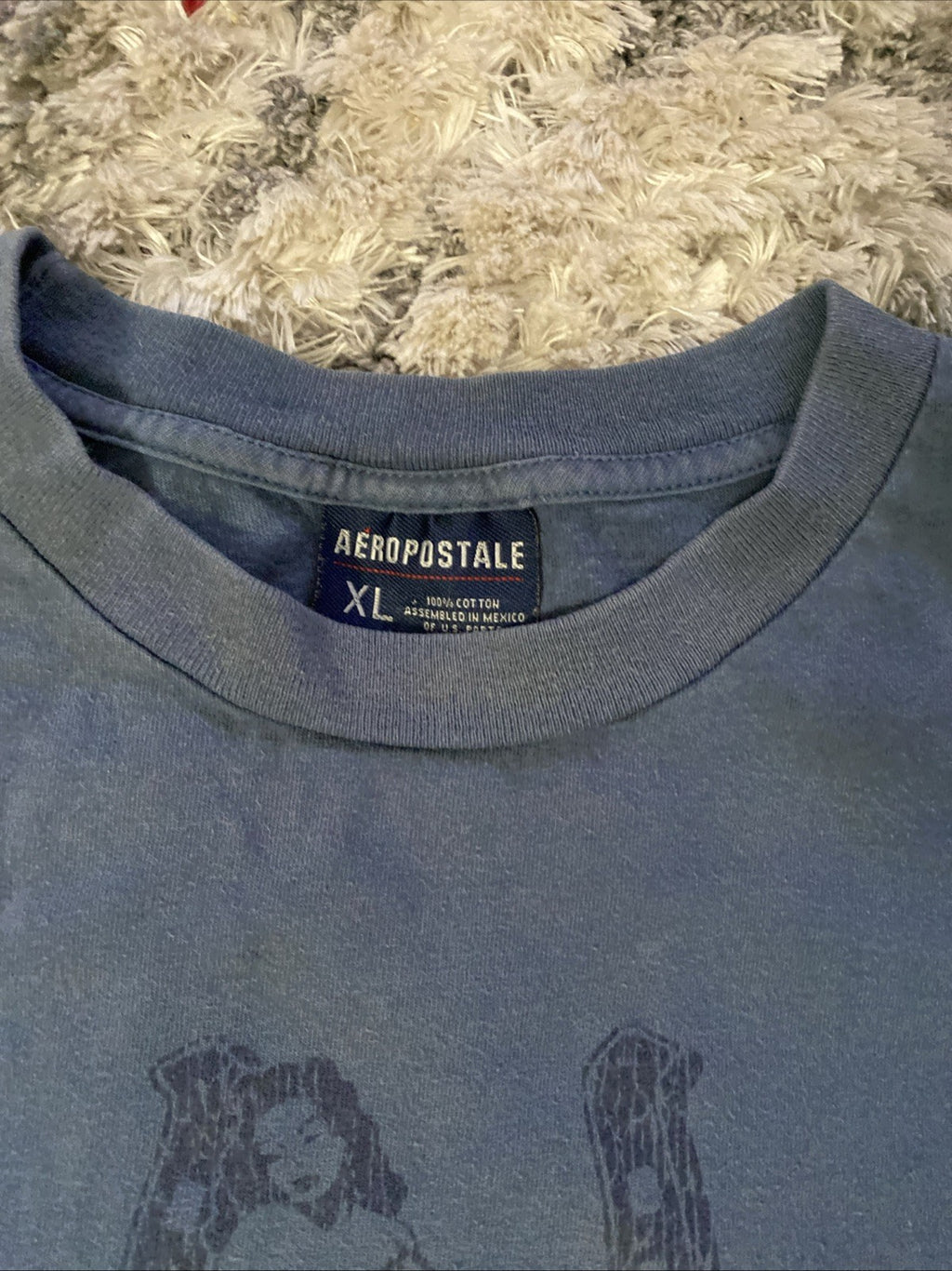 Aeropostale extra extra large T-shirt lady luck dark blue￼short shirt
