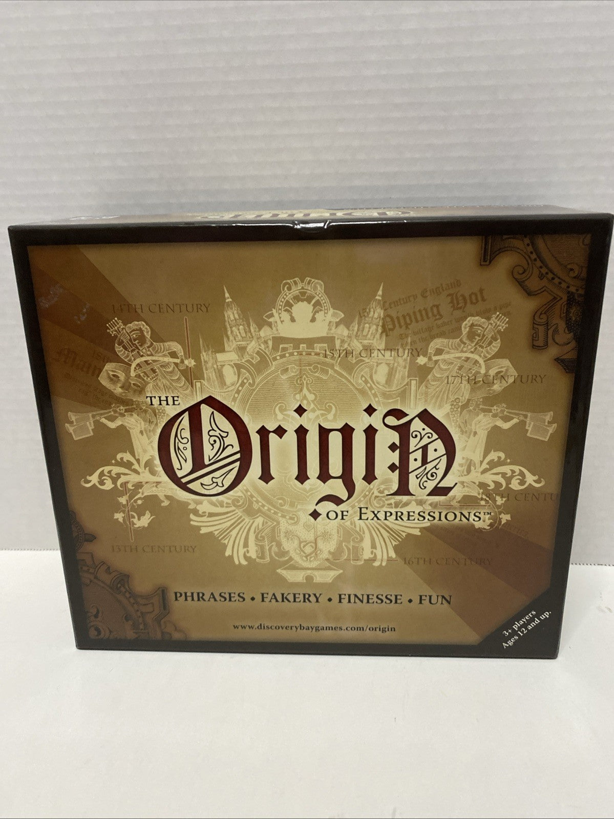ORIGIN of EXPRESSIONS Board Game Phrases Fakery Finesse Keeps You Guessing New