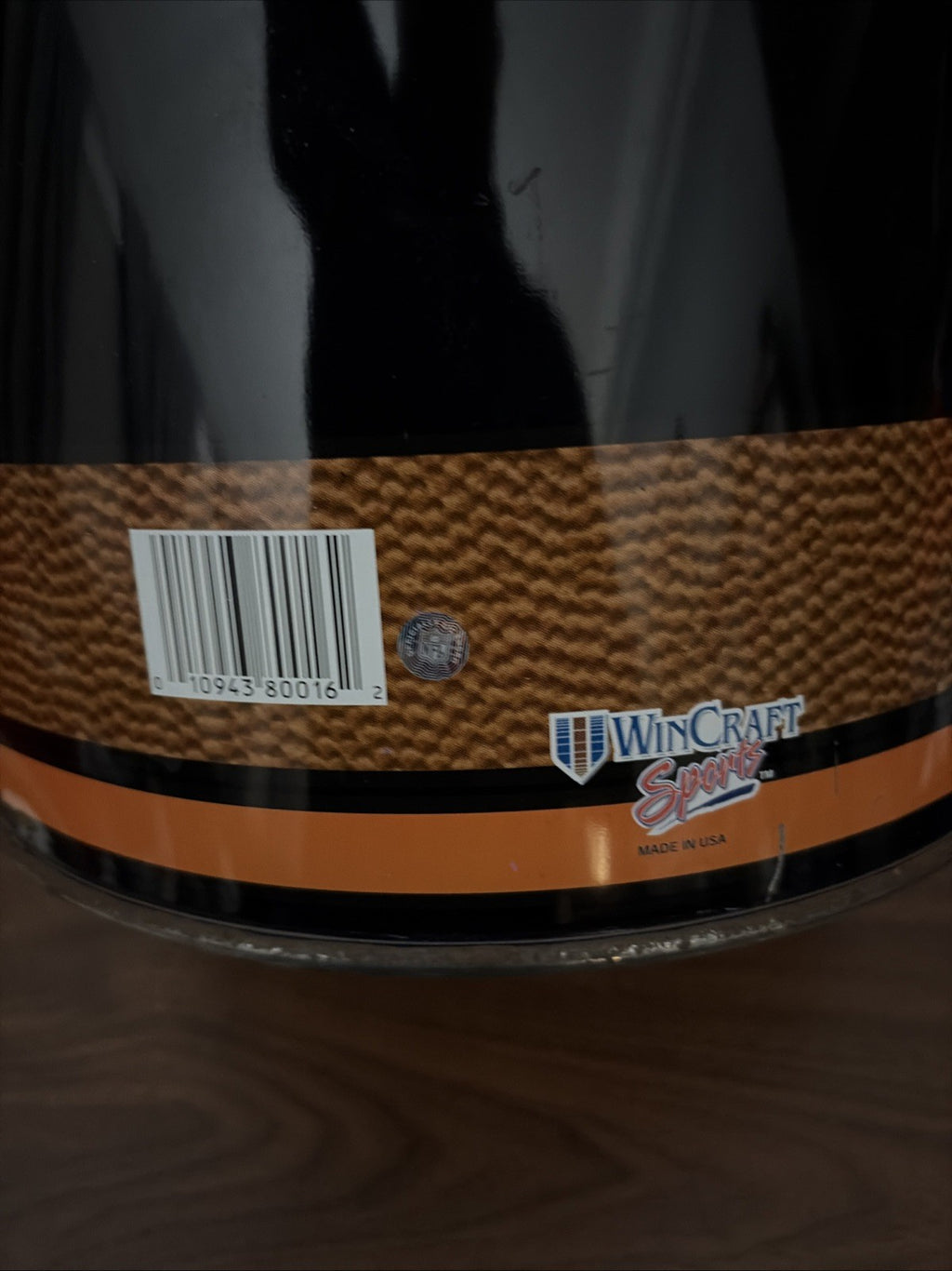 Cincinnati Bengals Vintage Wincraft Metal Wastebasket 10 X 19.5 Inches