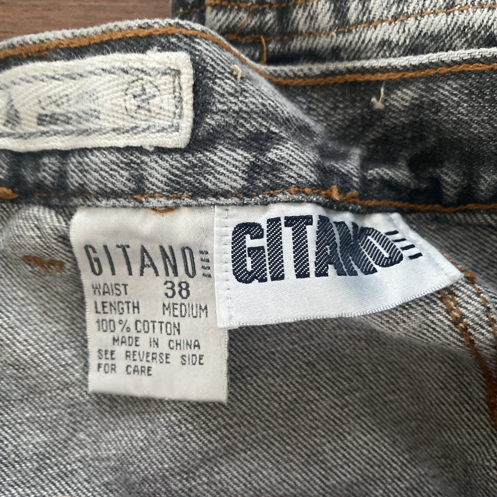 Gitaano Men’s Jeans 38 Med Mountain Platoon 759 (38x30)