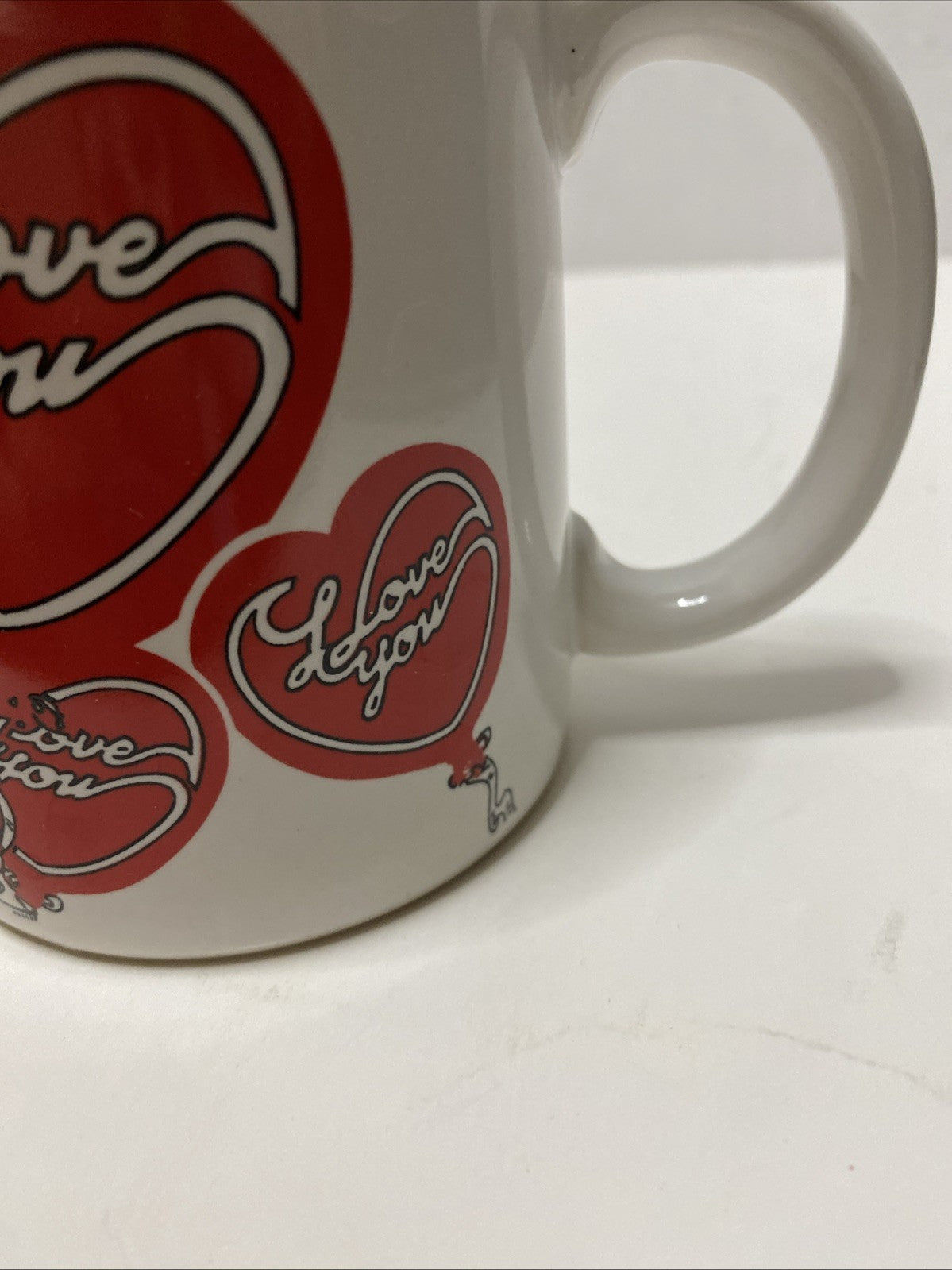 I Love You Big Red Heart with tiny hearts all... 1988 Vintage