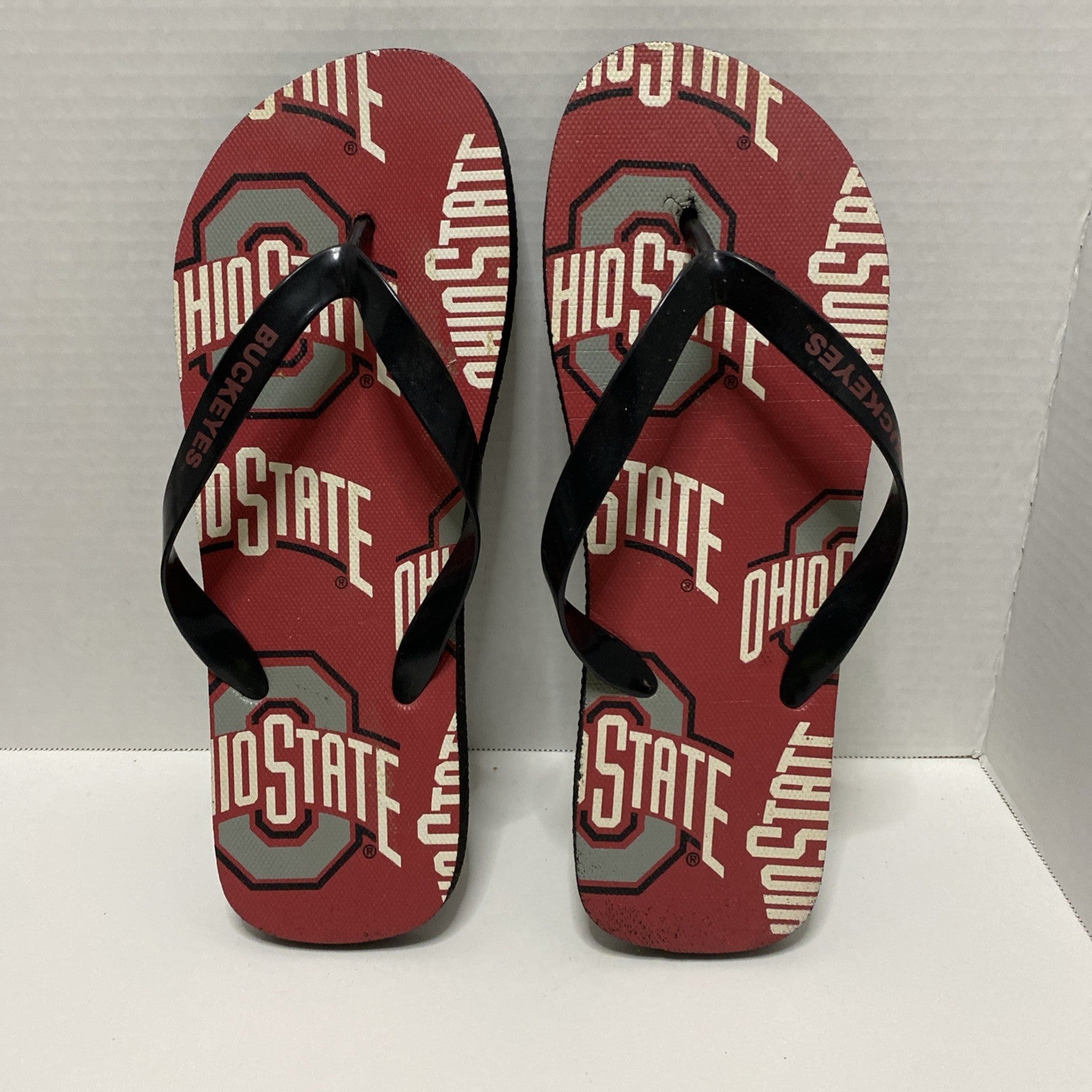 Ohio State Flip Flops preowned Unisex