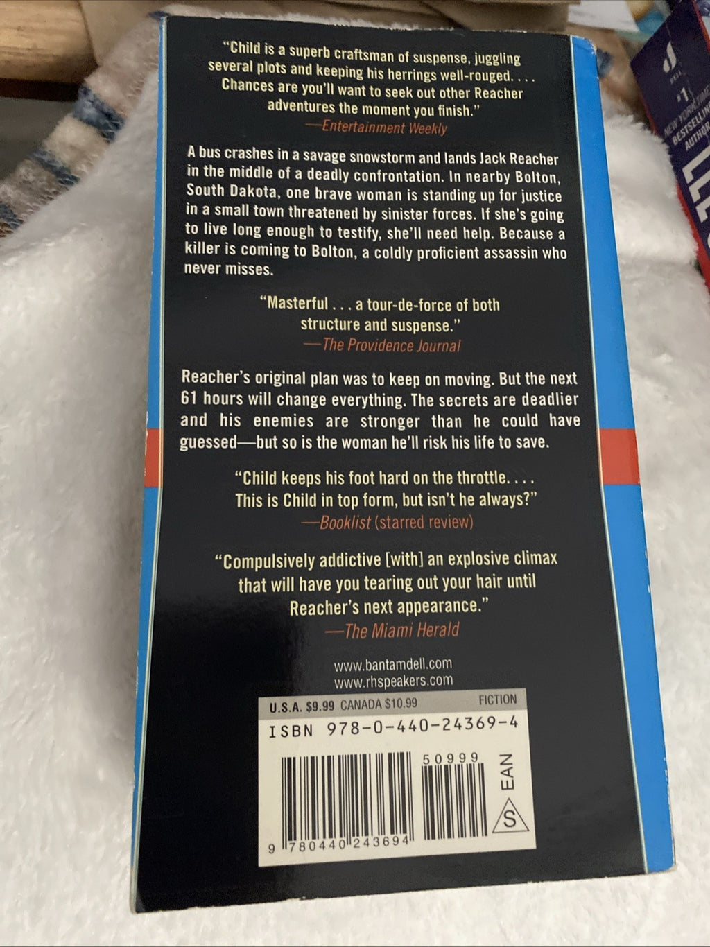 61 Hours A Reacher Novel Paperback 2010