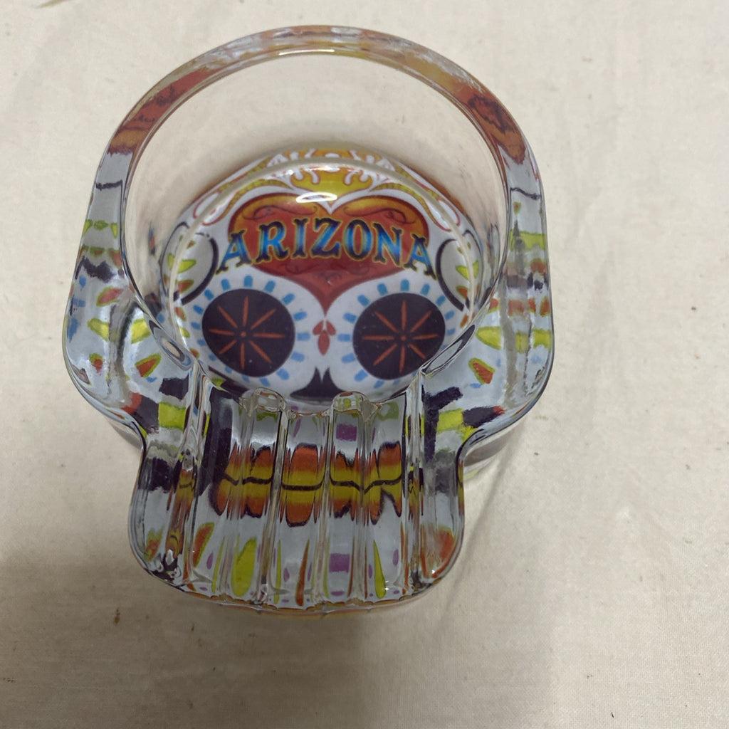 Day Of The Dead Sugar Skull Ashtray From Arizona