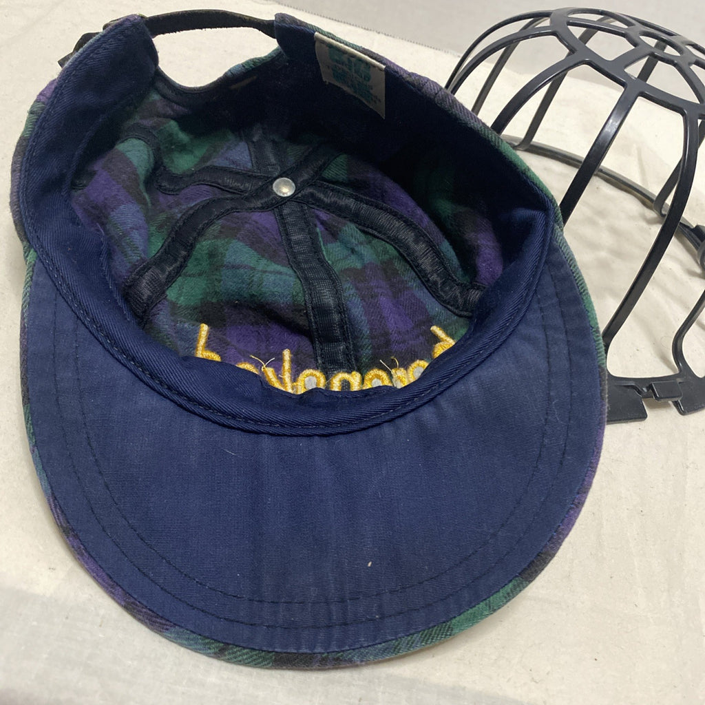 Vintage Bare Naked Plaid Snapback Hat