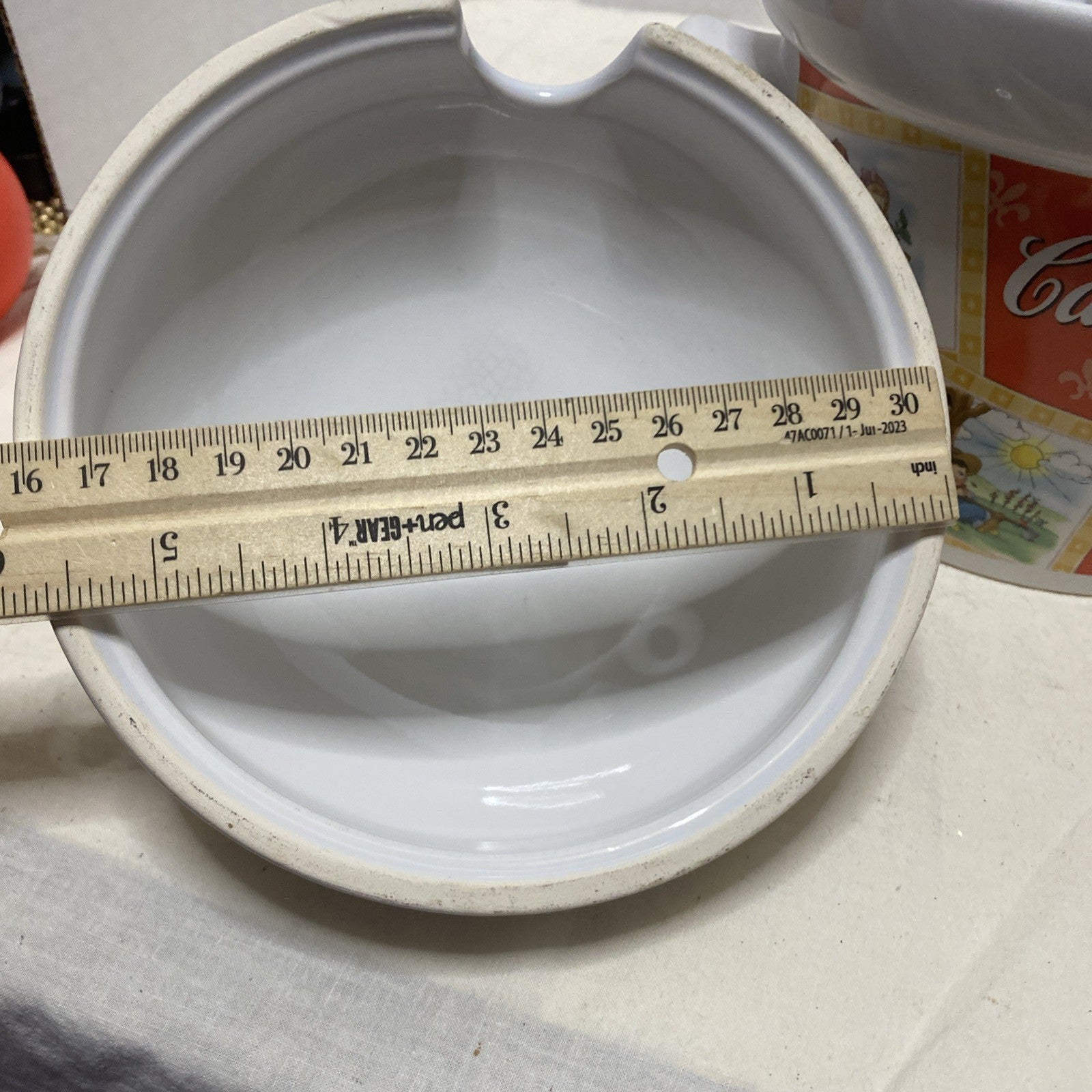 Campbell’s Soup Kids Handle Serving Tureen Crock Soup Bowl With Cover