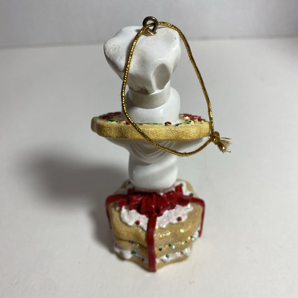 Vintage 2003 Pillsbury Dough Boy Shortbread Sugar Cookies Christmas Ornament 4"