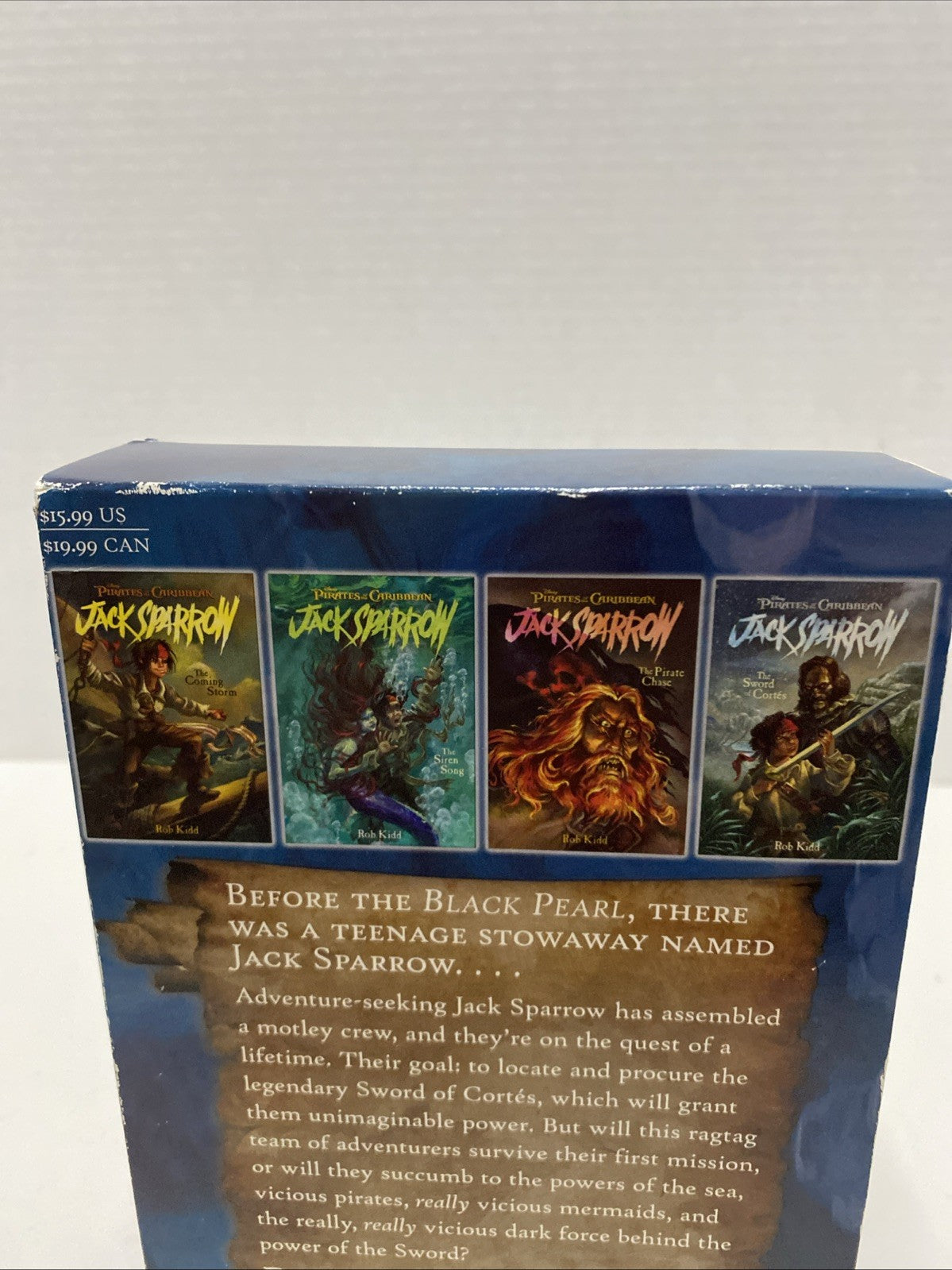 PIRATES OF CARIBBEAN: JACK SPARROW: QUEST FOR SWORD OF By Rob Kidd-Books 1-4