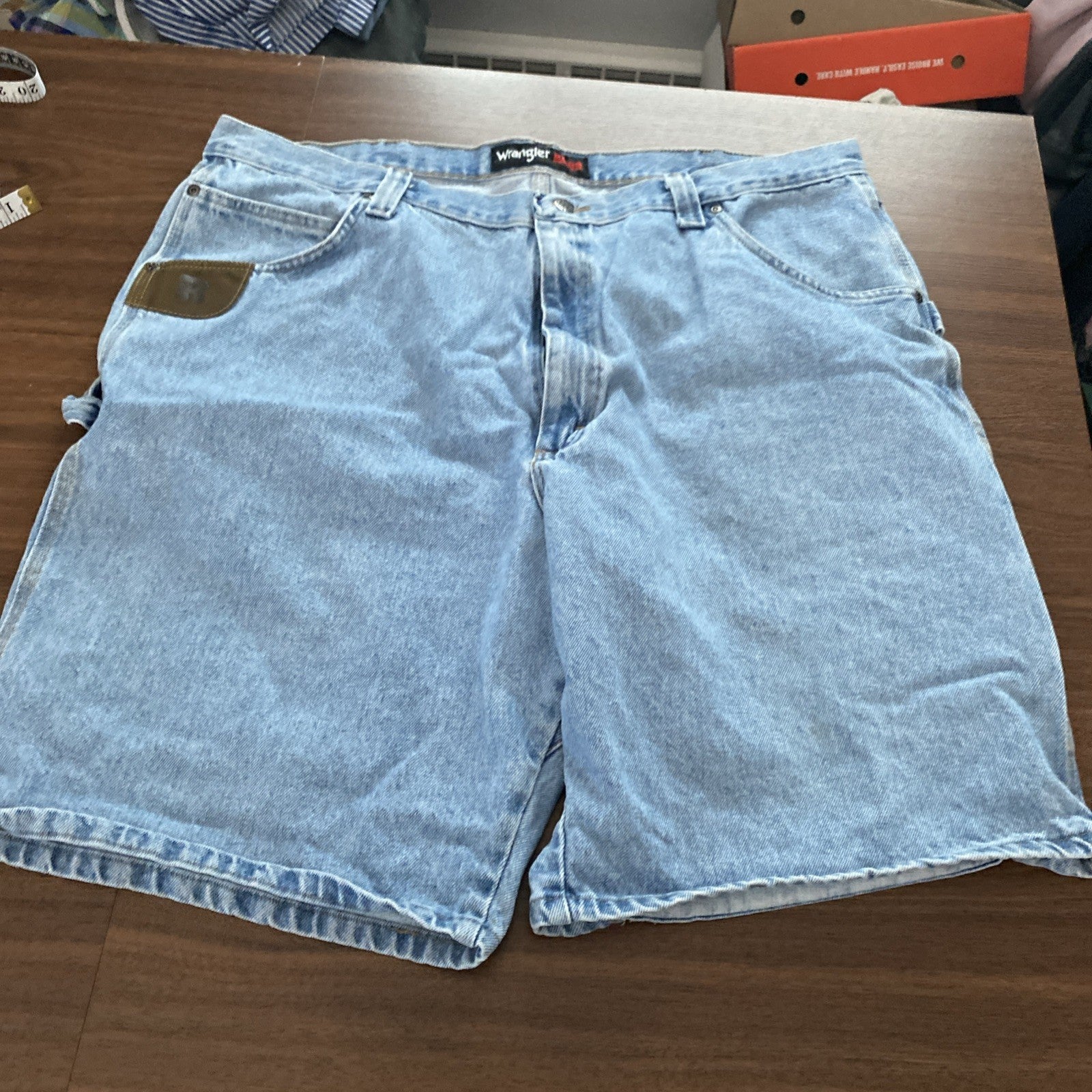 Wrangler Riggs Workwear Denim Carpenter Mens Jeans Shorts 42
