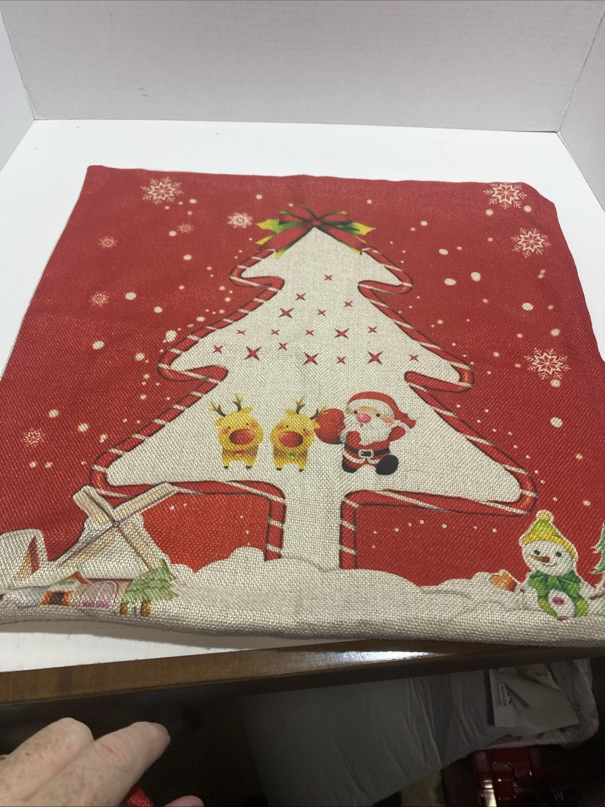 Vintage 17 x 17 pear Christmas pillow covers Set Of Two