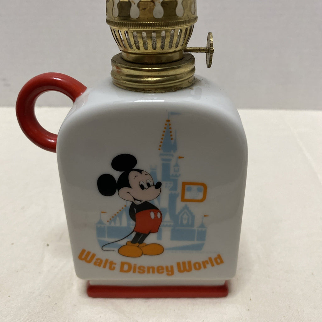 Vintage Walt Disney Production Mickey Finger Oil Lamp Made In Japan -