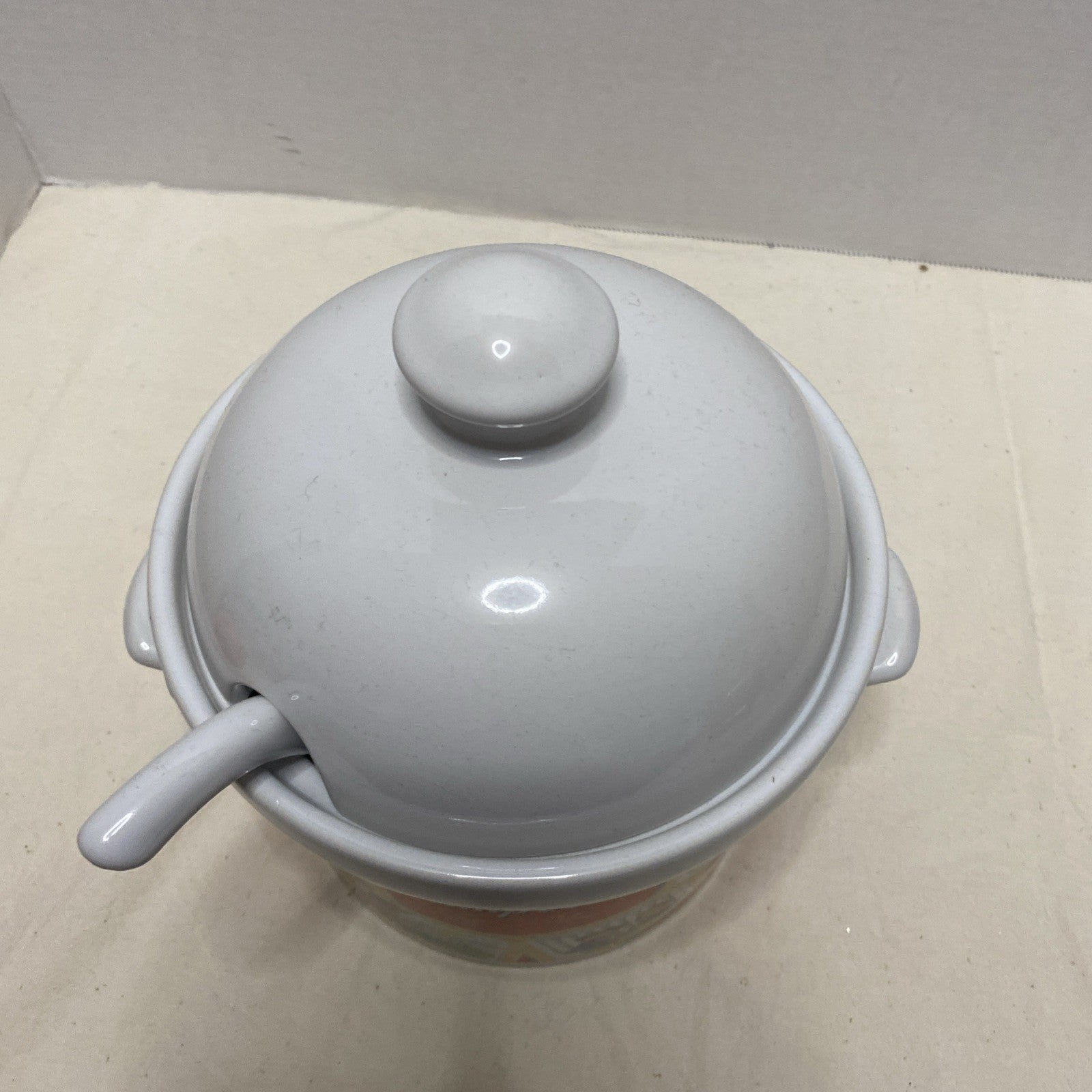 Campbell’s Soup Kids Handle Serving Tureen Crock Soup Bowl With Cover