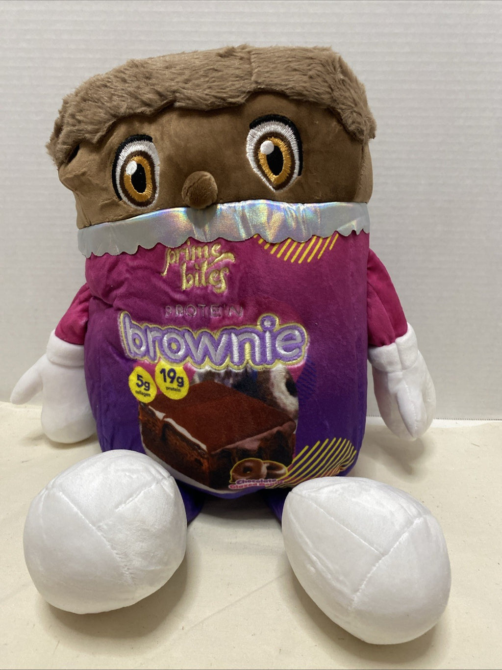 Alpha Prime Bites Protein Brownie Stuffed Plush Toy