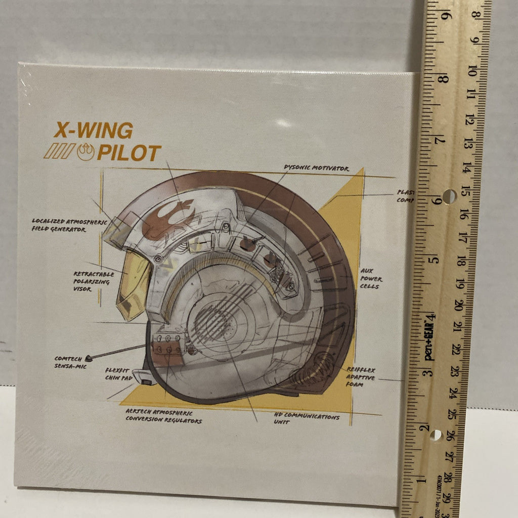 Disney Star Wars X wing pilot helmet picture artwork