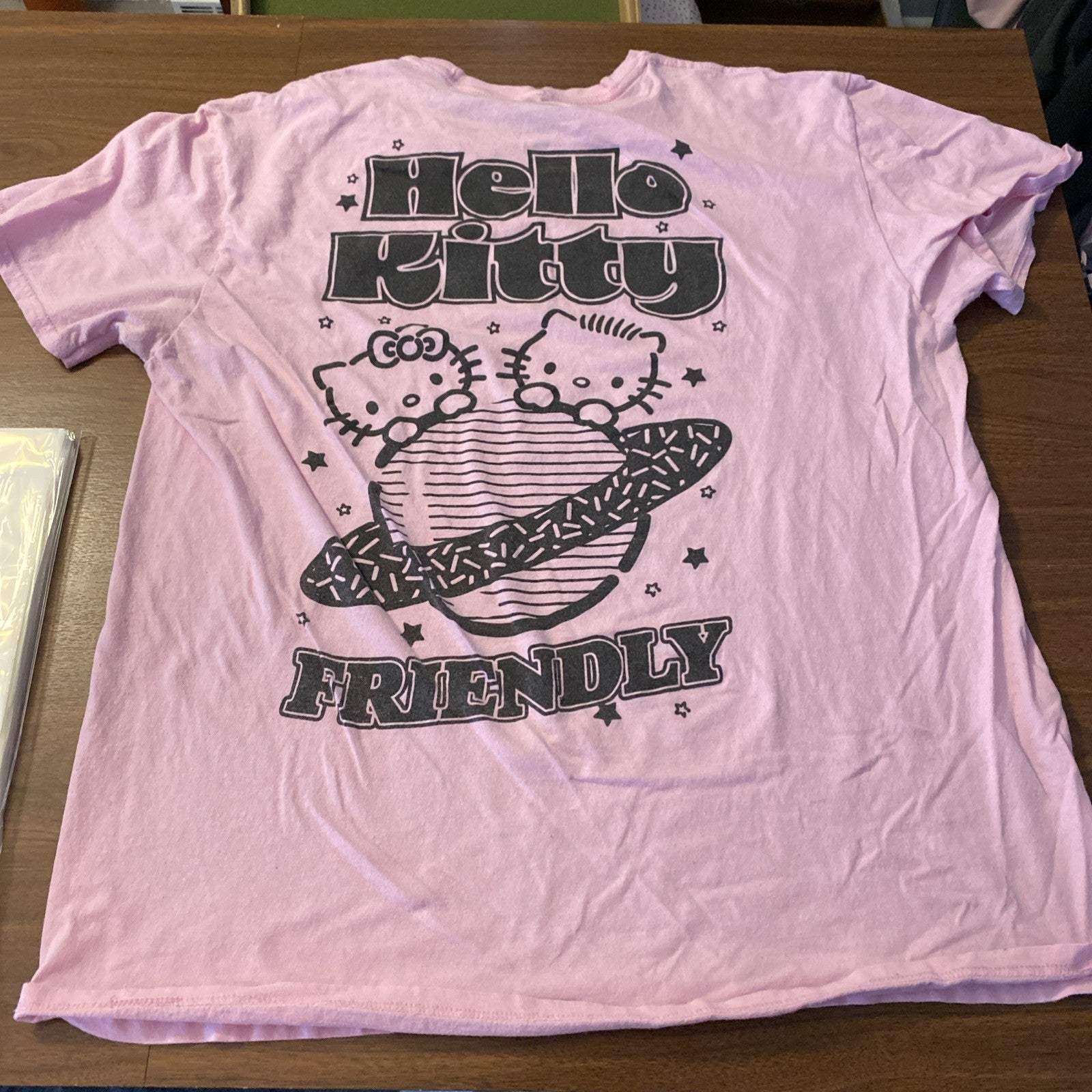 Hello Kitty extra large pink T-shirt short sleeve women’s